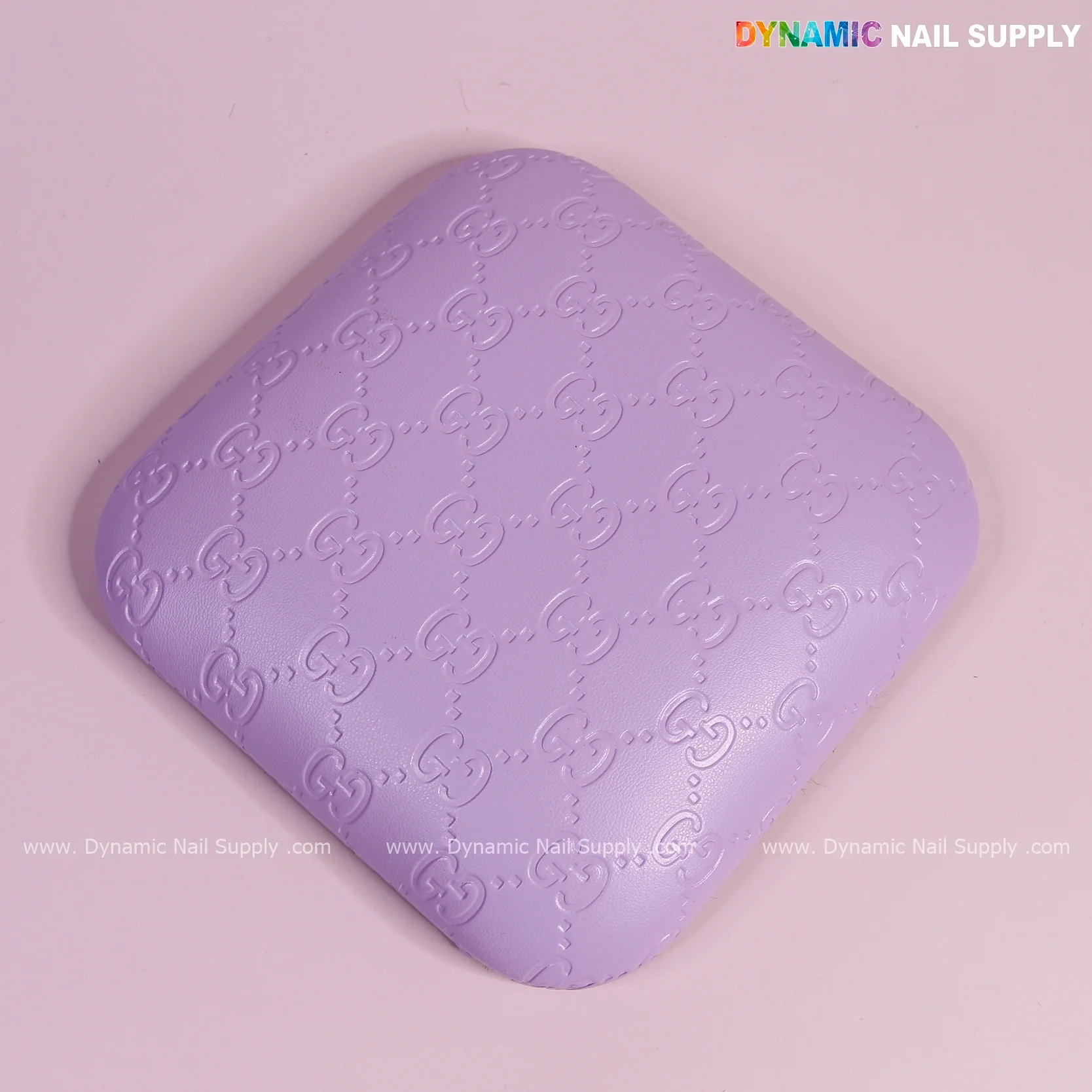 (Violet GC Engrave)  Leather Elbow Cushion Pad Arm Rest Support for Manicure or Pedicure - Image 3