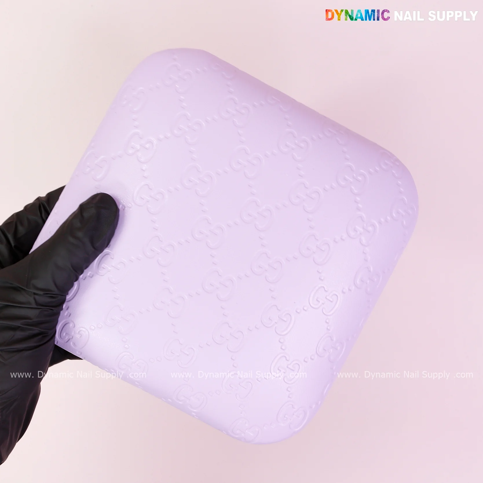 (Violet GC Engrave)  Leather Elbow Cushion Pad Arm Rest Support for Manicure or Pedicure - Image 8