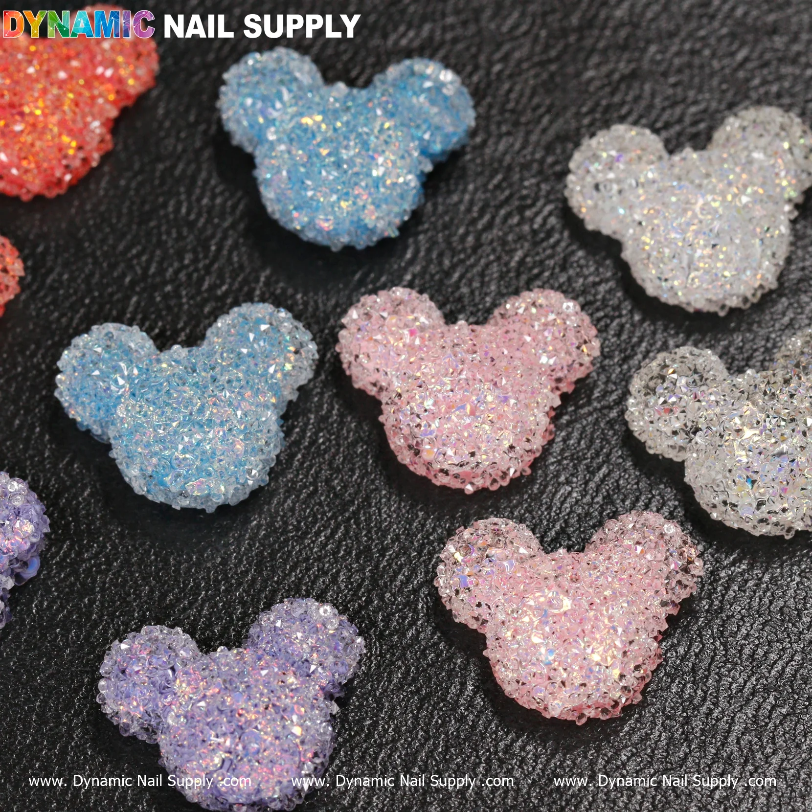 10 pcs Gummy / Sugar Candy Mlckey Mouse Design Nail Charms - Image 4