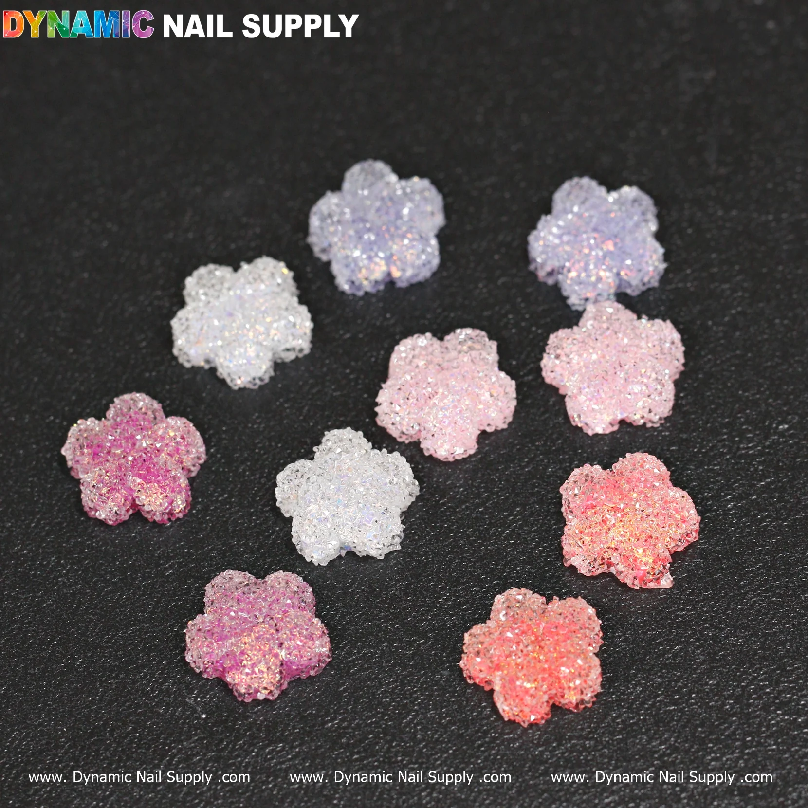 10 pcs Gummy / Sugar Candy Star Shape Design Nail Charms - Image 3
