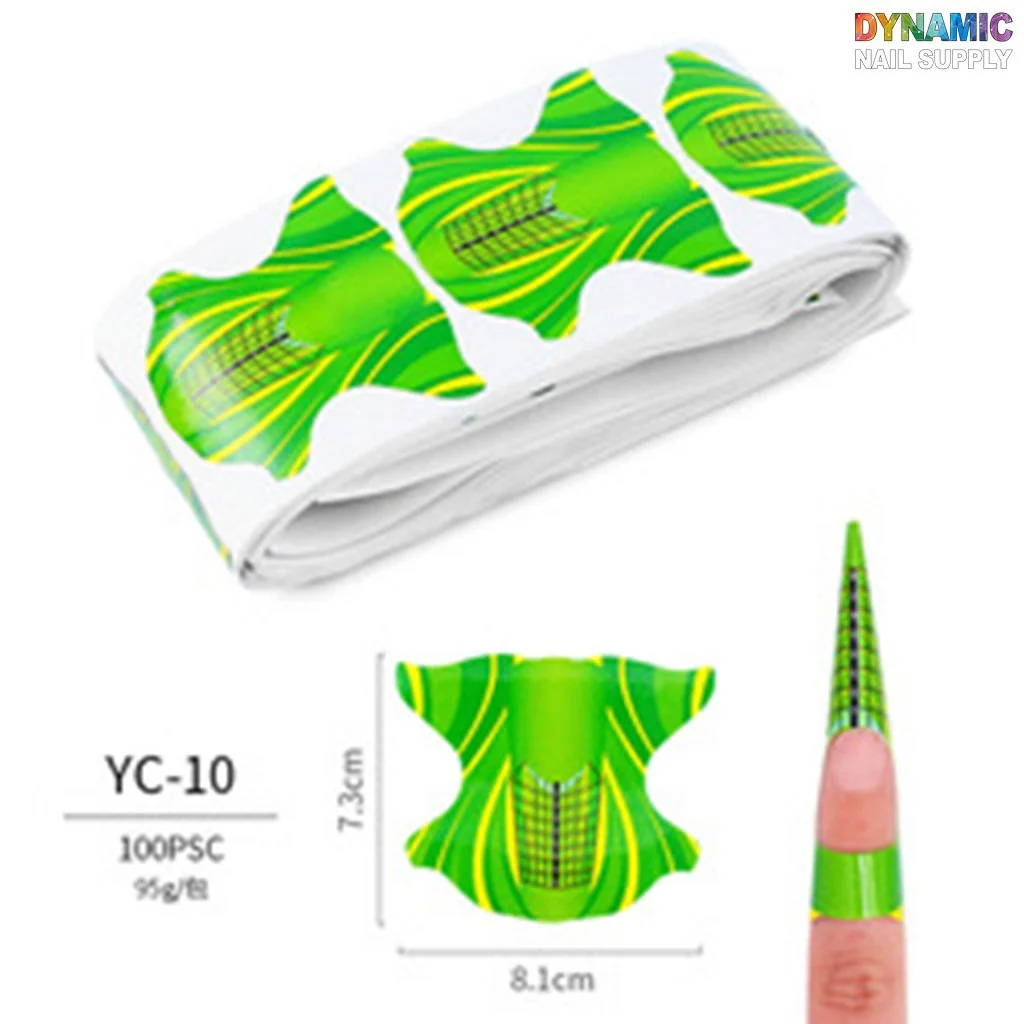 100 Pcs Nail Form / Package - Nail Tips Extension Forms - Image 10