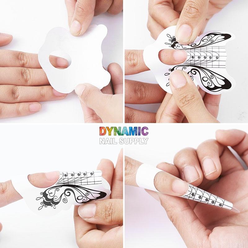 100 Pcs Nail Form / Package - Nail Tips Extension Forms - Image 5