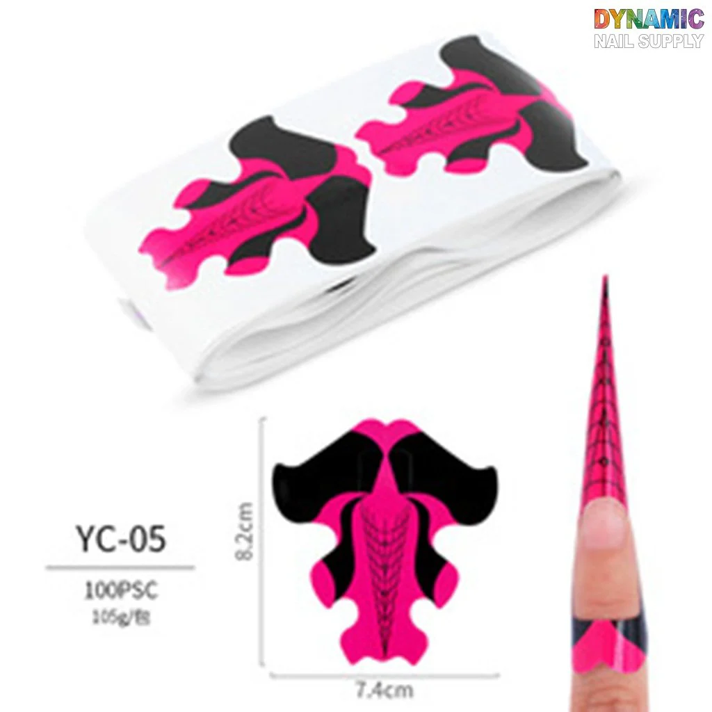 100 Pcs Nail Form / Package - Nail Tips Extension Forms - Image 7