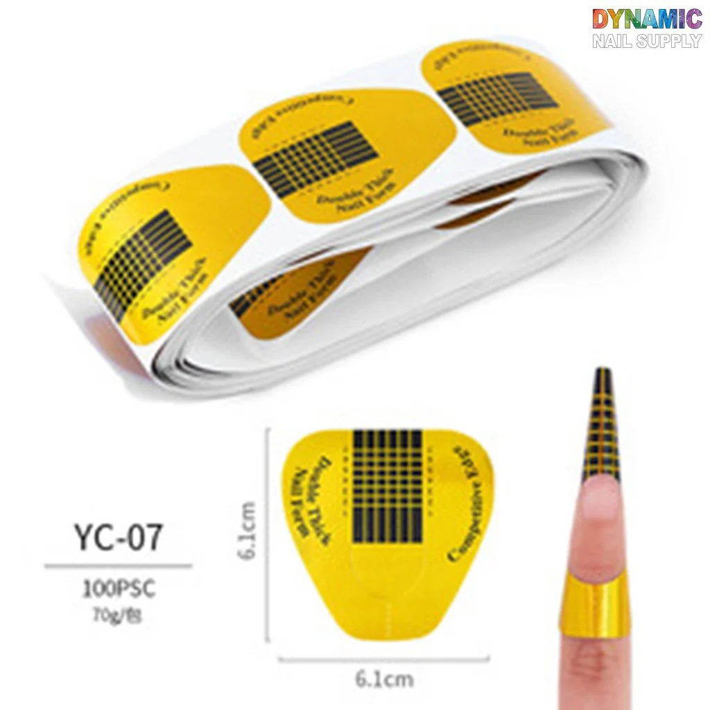 100 Pcs Nail Form / Package - Nail Tips Extension Forms - Image 8