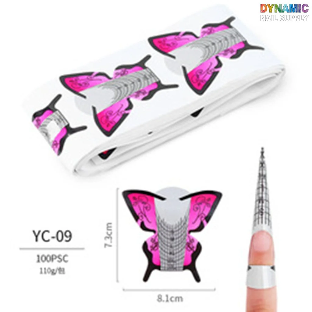 100 Pcs Nail Form / Package - Nail Tips Extension Forms - Image 9