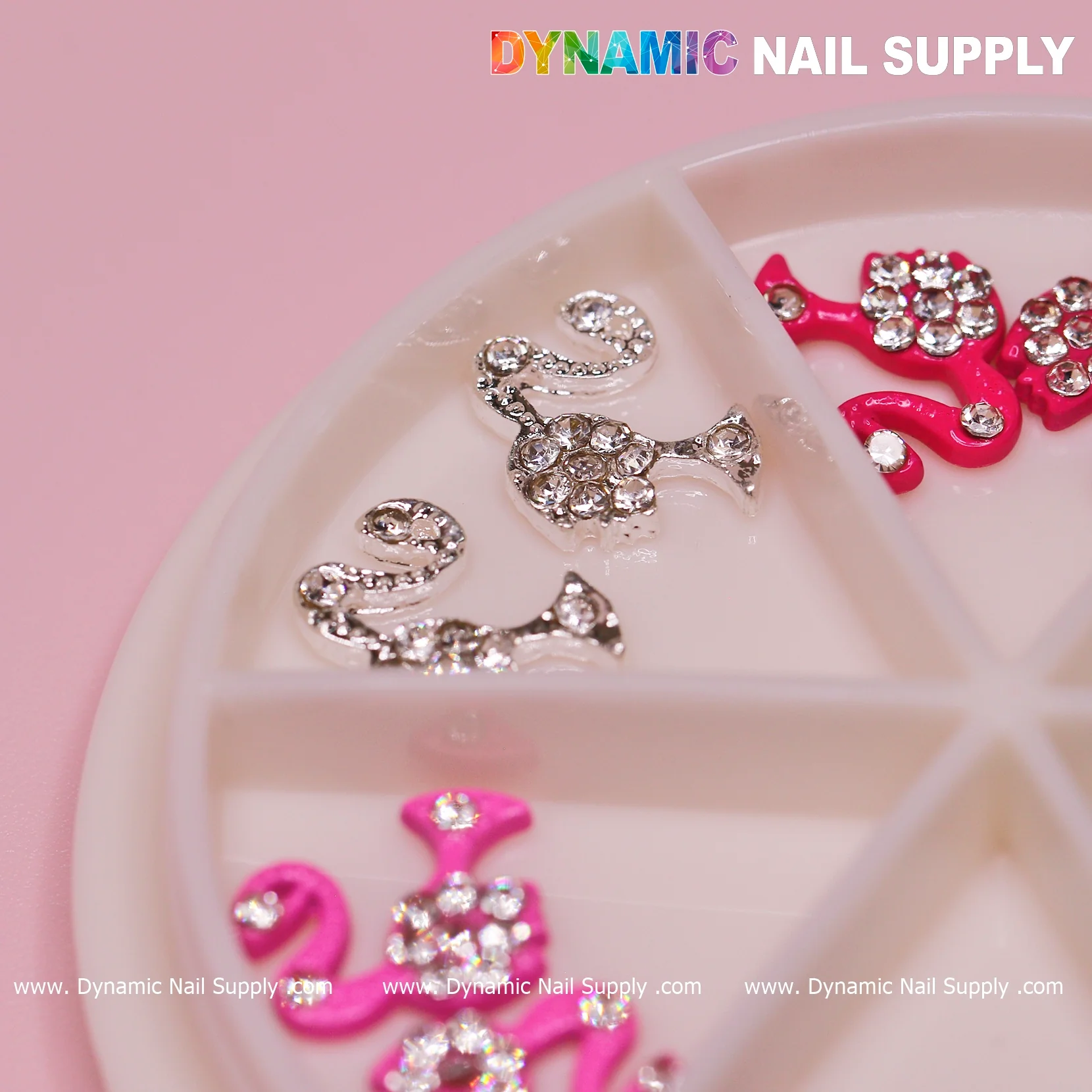 12 pcs of Barbie Girl head nail charms for Nails Designer (Various colors) - Image 4