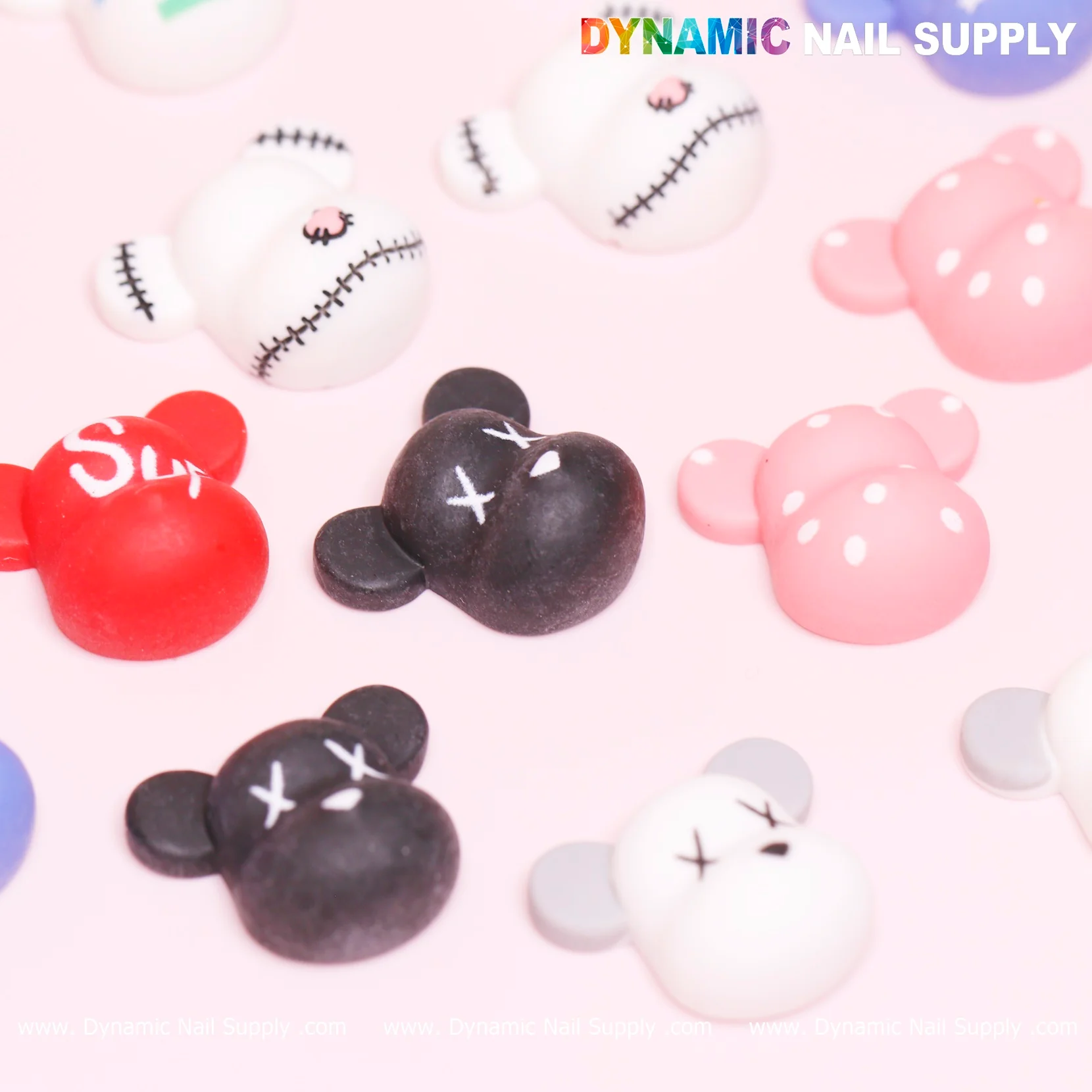 16 pcs Fashion KAWS Nail Designer Charms - Image 12