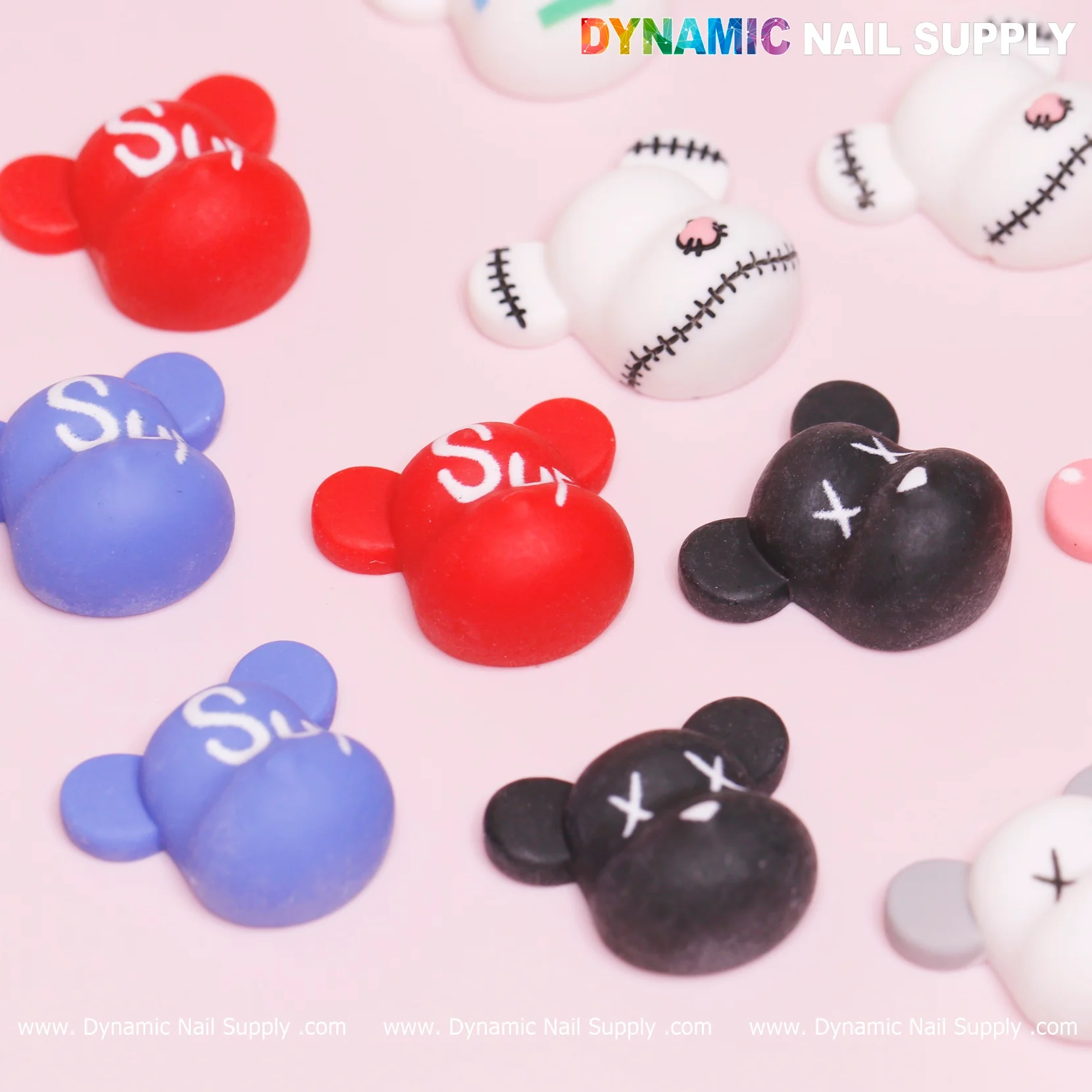 16 pcs Fashion KAWS Nail Designer Charms - Image 13