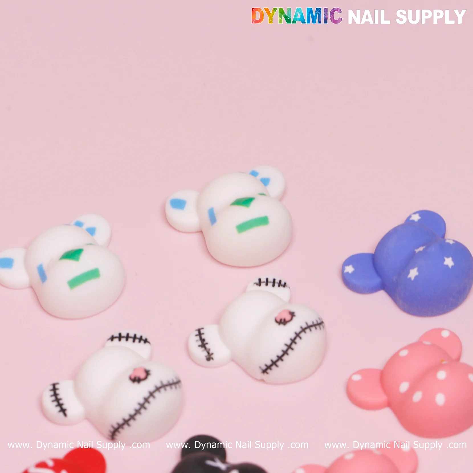 16 pcs Fashion KAWS Nail Designer Charms - Image 15