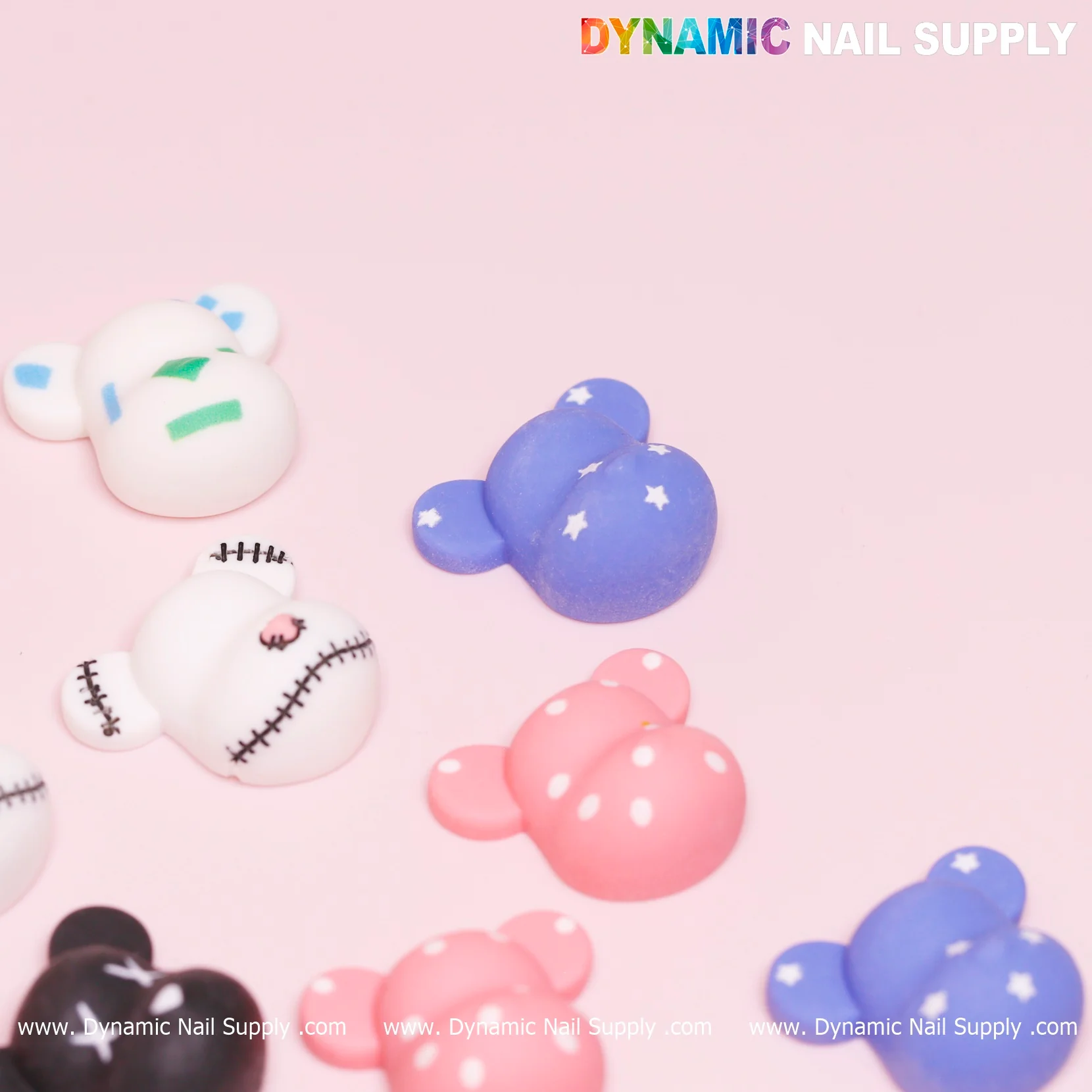 16 pcs Fashion KAWS Nail Designer Charms - Image 16