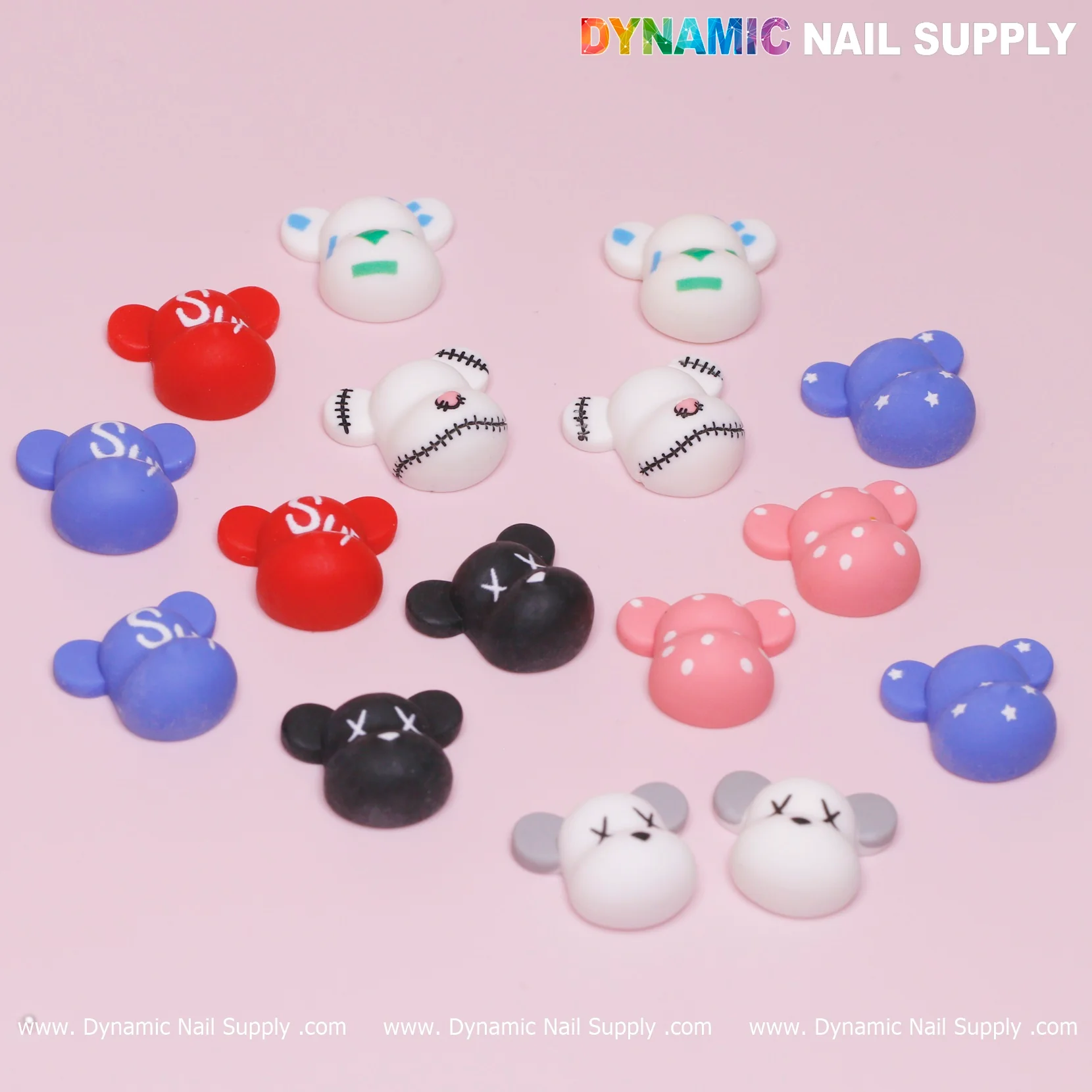 16 pcs Fashion KAWS Nail Designer Charms - Image 2