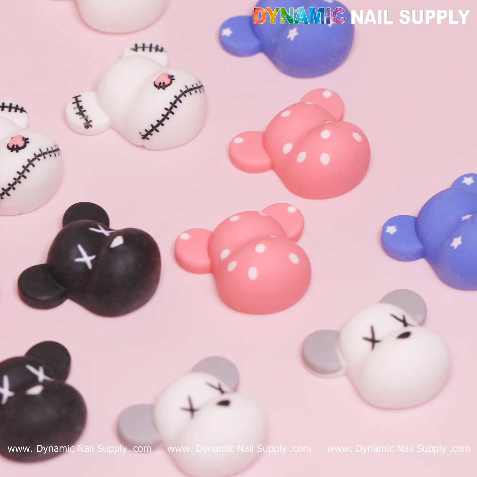 16 pcs Fashion KAWS Nail Designer Charms - Image 3