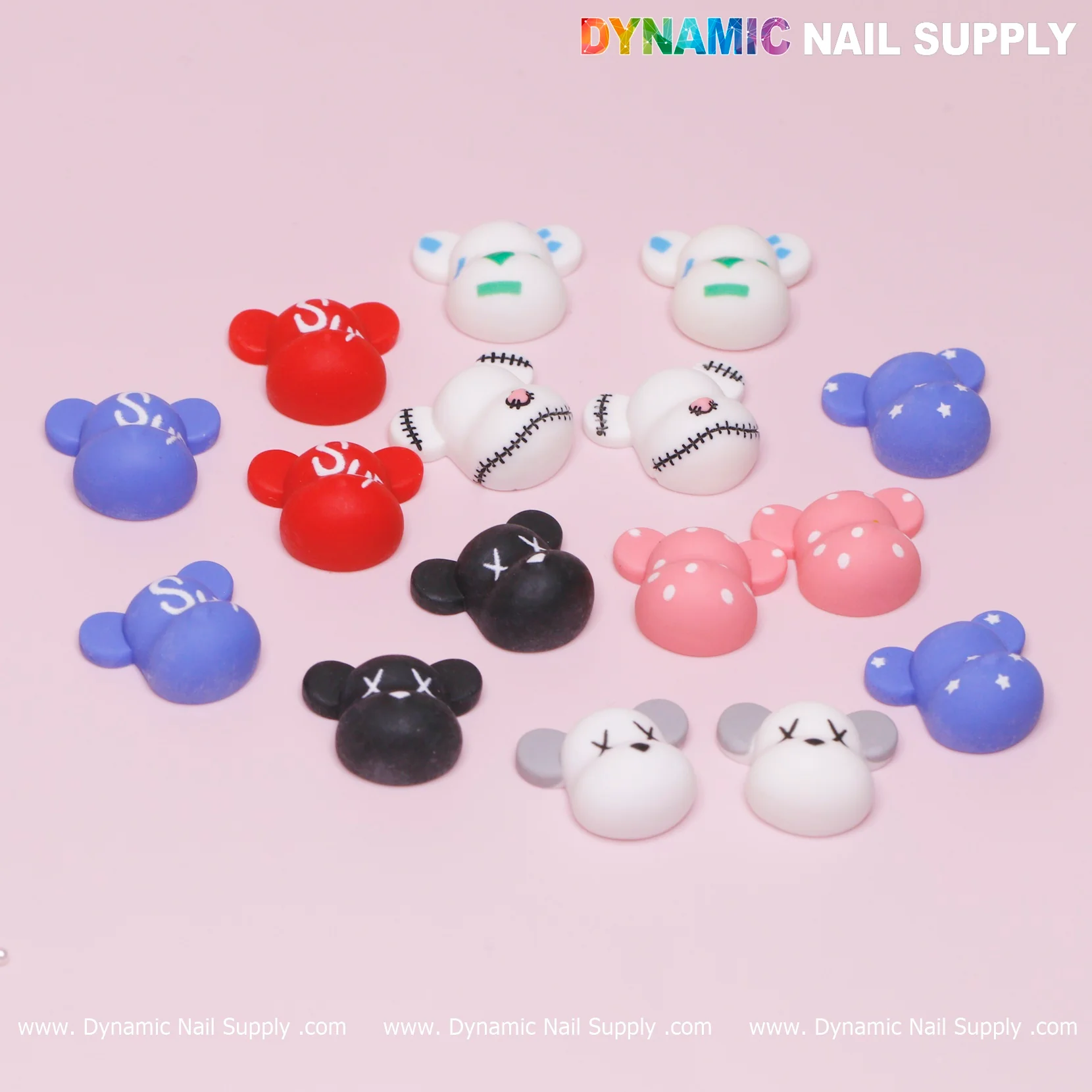 16 pcs Fashion KAWS Nail Designer Charms - Image 4