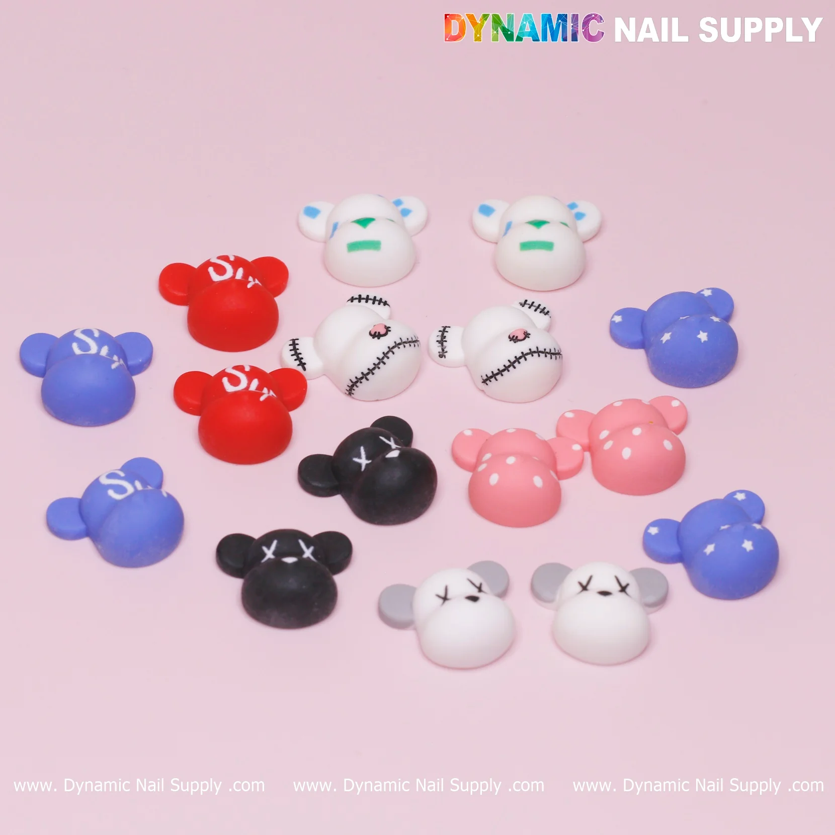 16 pcs Fashion KAWS Nail Designer Charms - Image 5