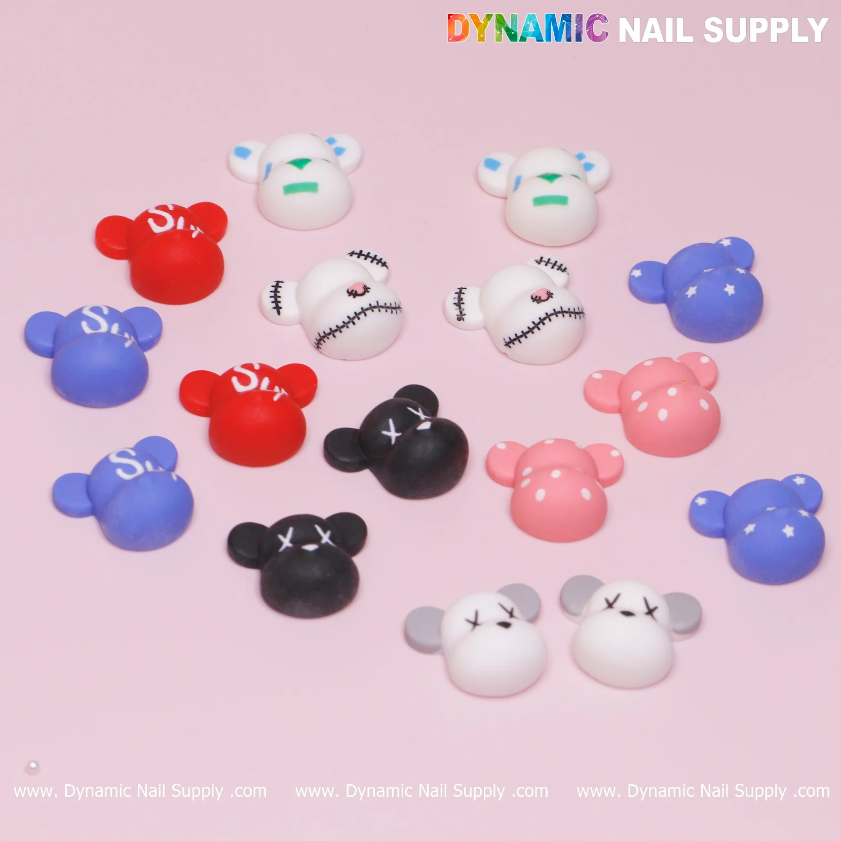 16 pcs Fashion KAWS Nail Designer Charms - Image 6