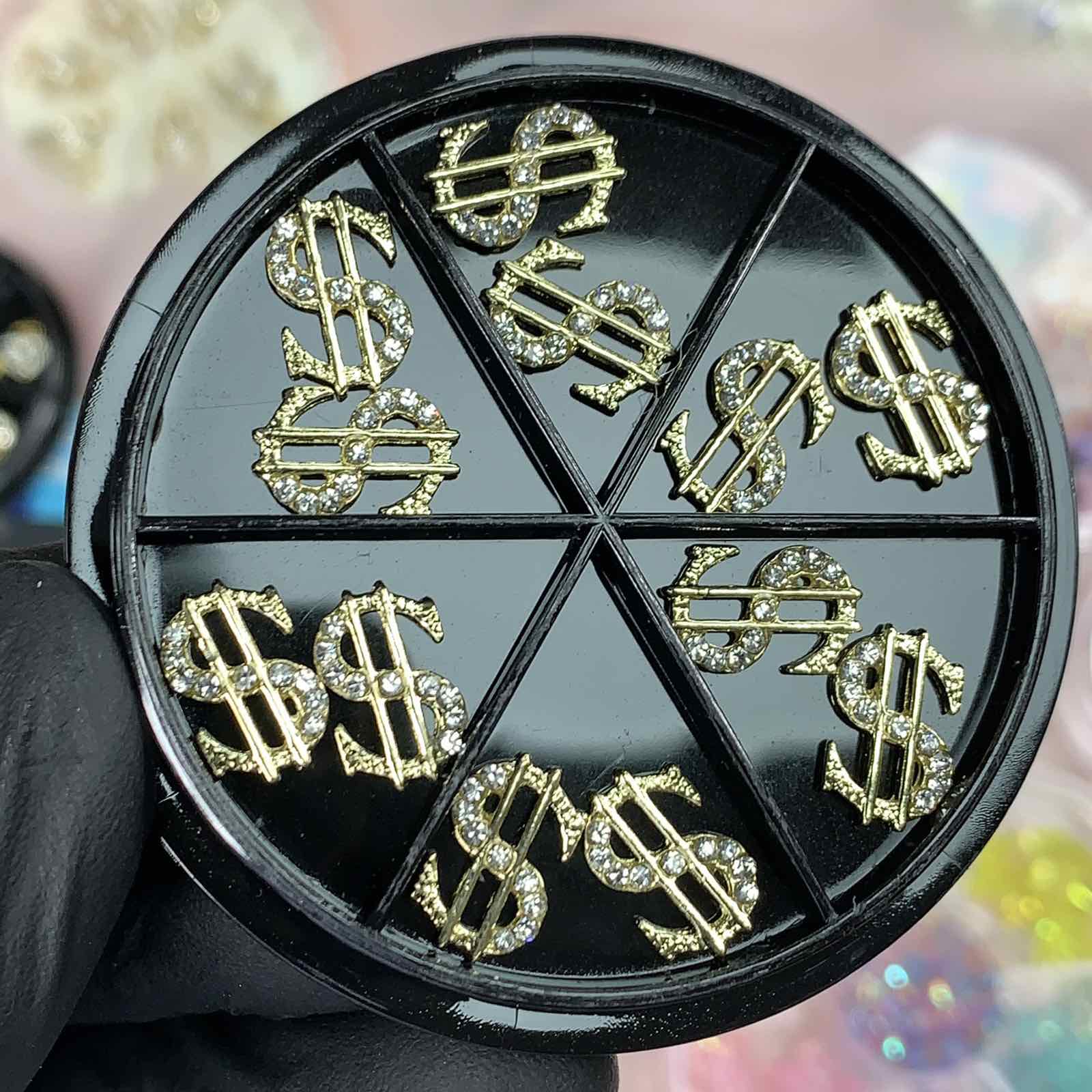 12 pcs (Big) Dollar Sign Charms for Nails designer - Image 3