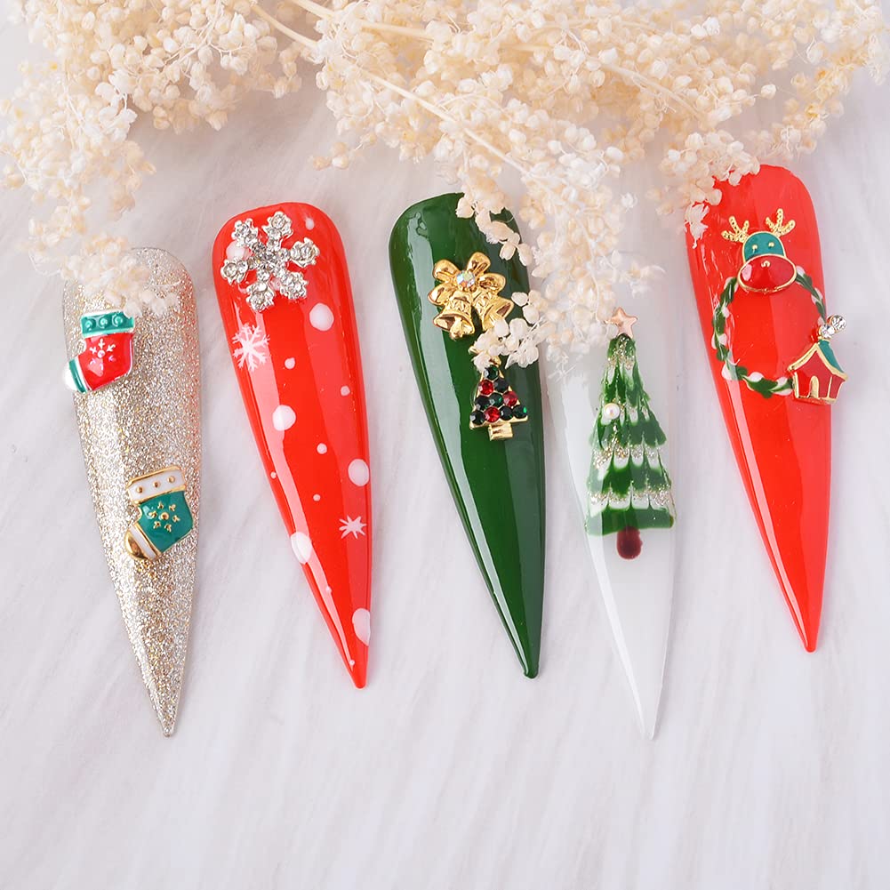 (Flash Deal) Christmas Nails Charm for Holiday Nail art design Newest Updated 2024 - Image 6