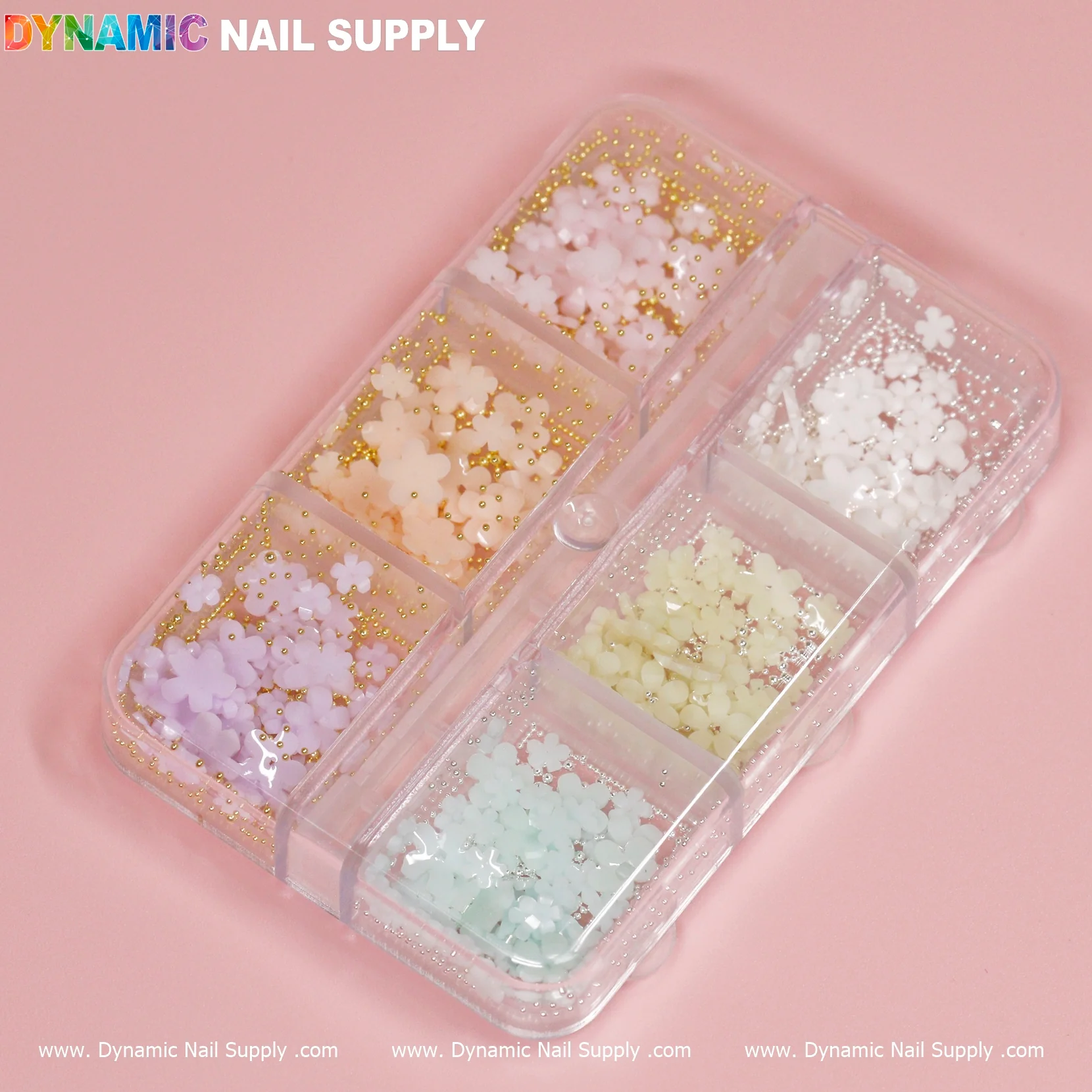 (Pastel) 3D resin Flowers for Spring Nails Art design - Image 2