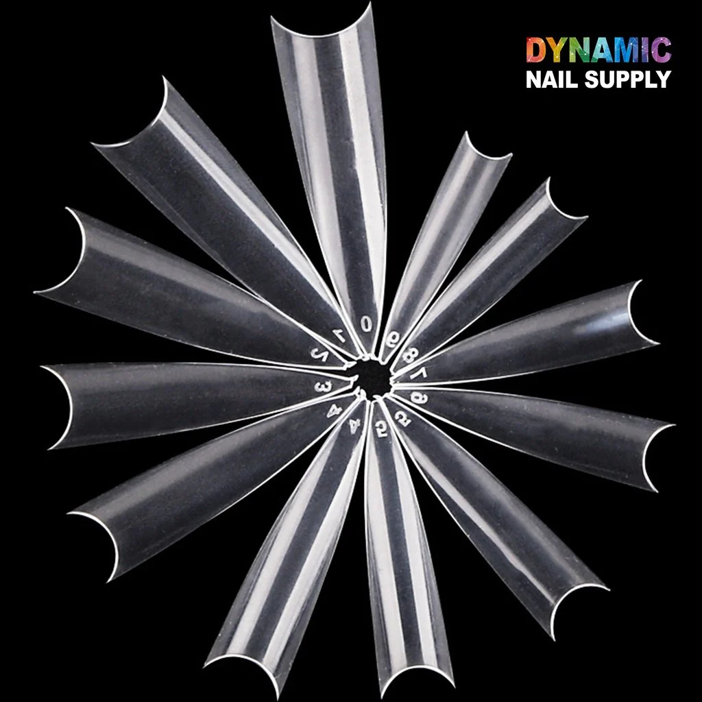 600pcs/bag French Long Stiletto Shape Nails Tips - False Artificial Nail Tips for nails extension or building nails - Image 3