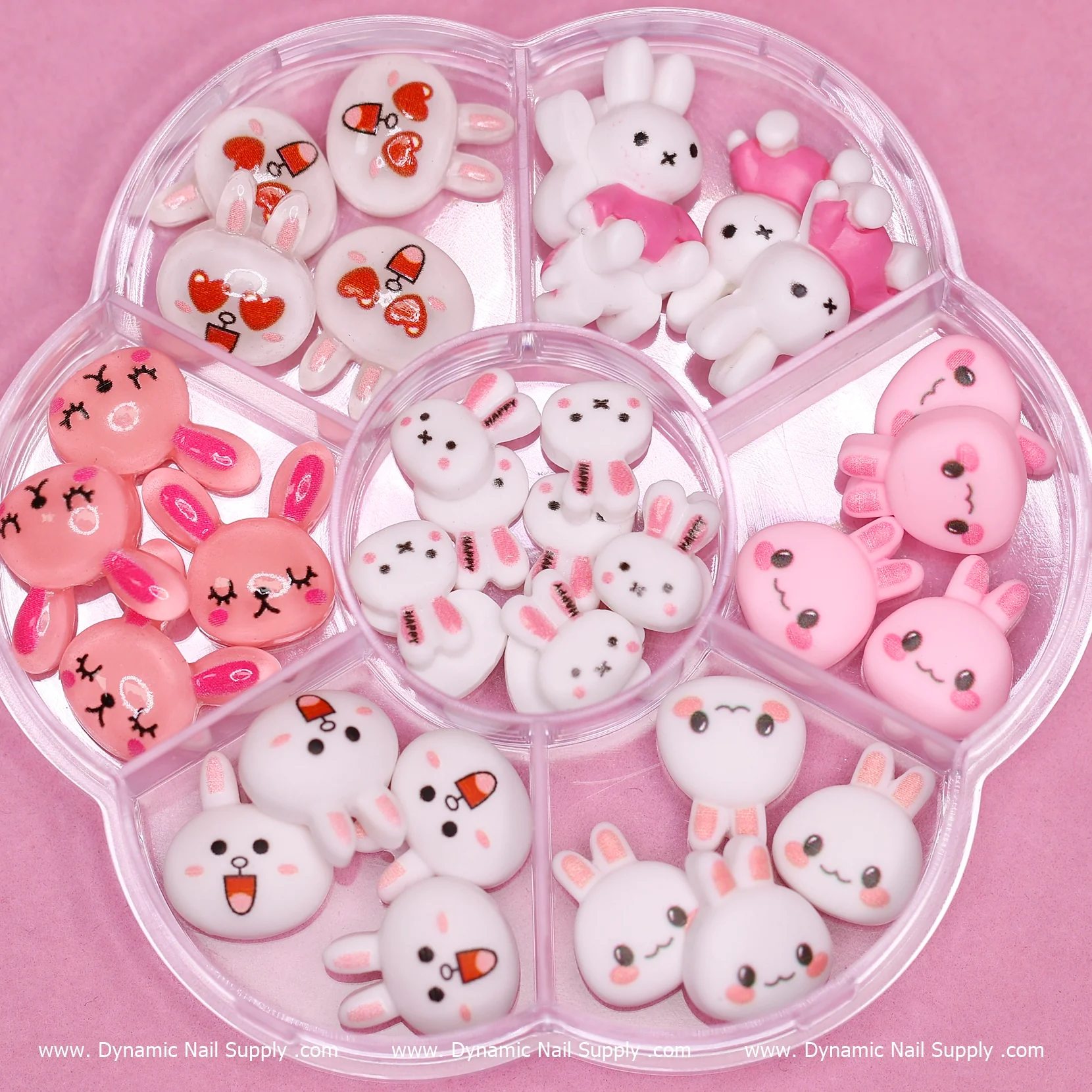 34 pcs Cute Brown and Cony charms for Nails Art Design - Image 3