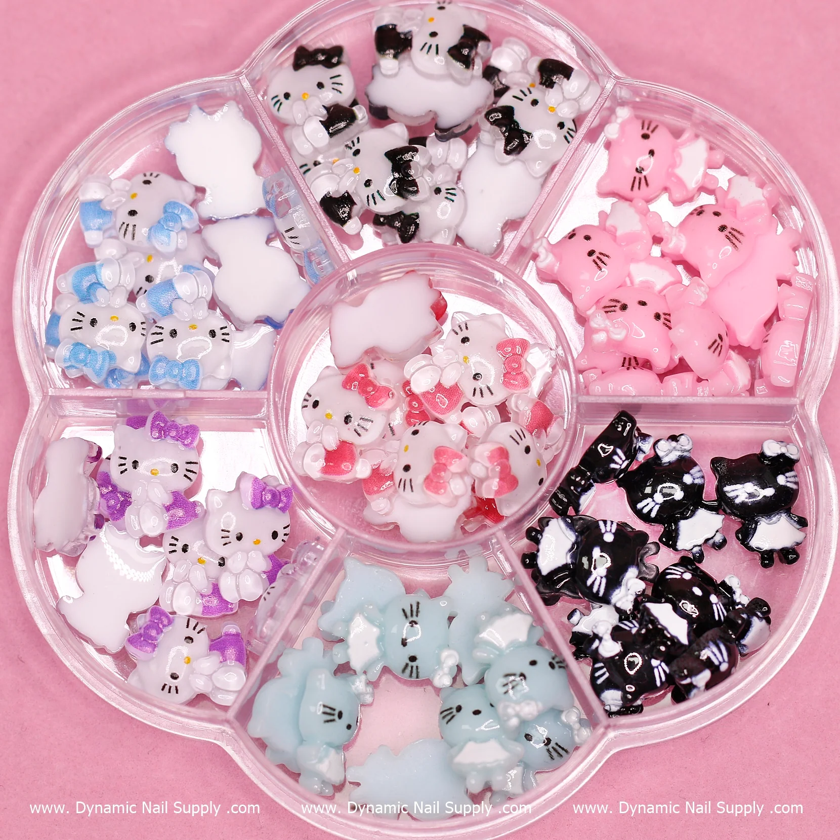 70 pcs Cute Hello Kitty charms (and Kawaii) for Nails Art Design