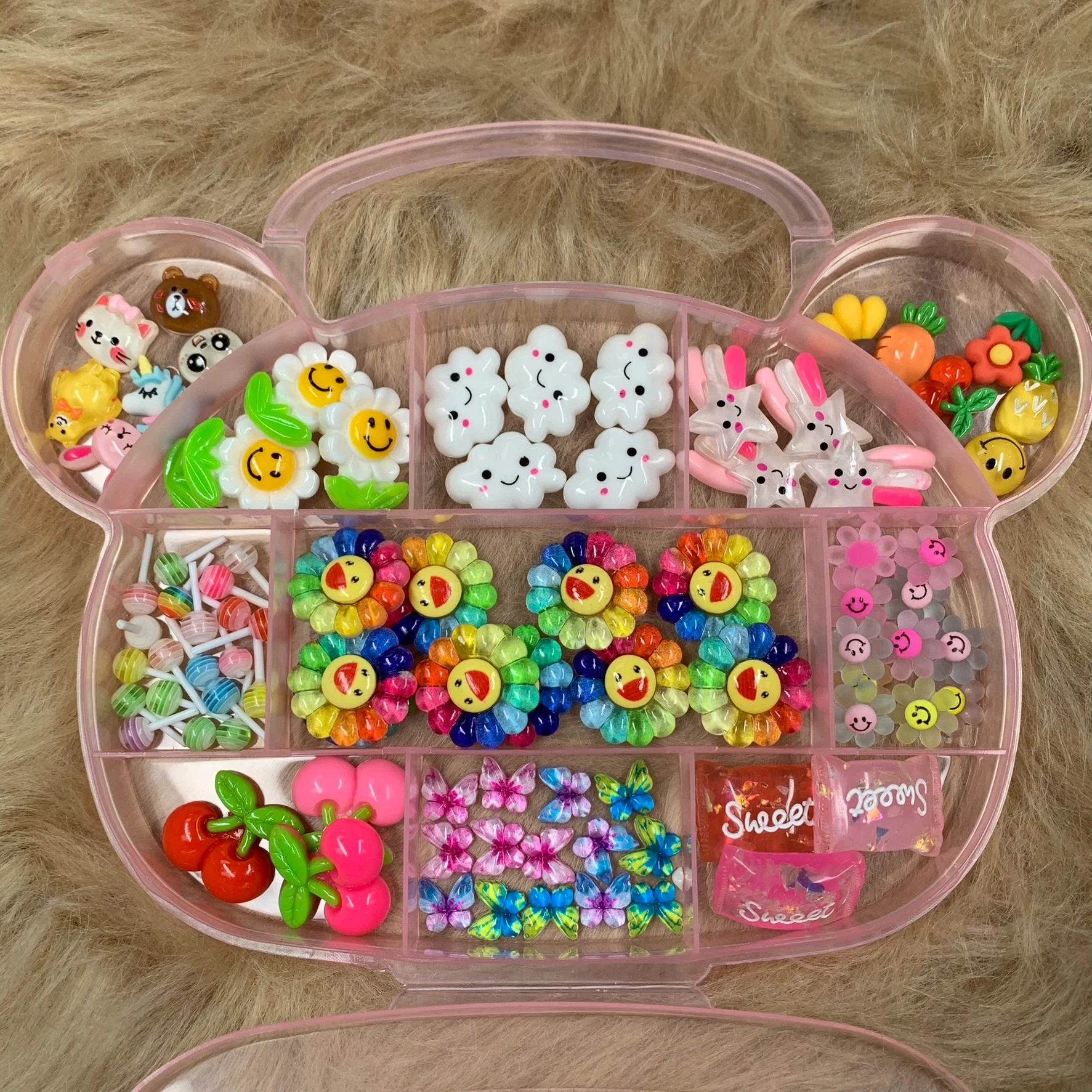 75 pcs 3D Cartoon Icon and Cartoon Characters Nail Charms for Cute nails design - Image 5