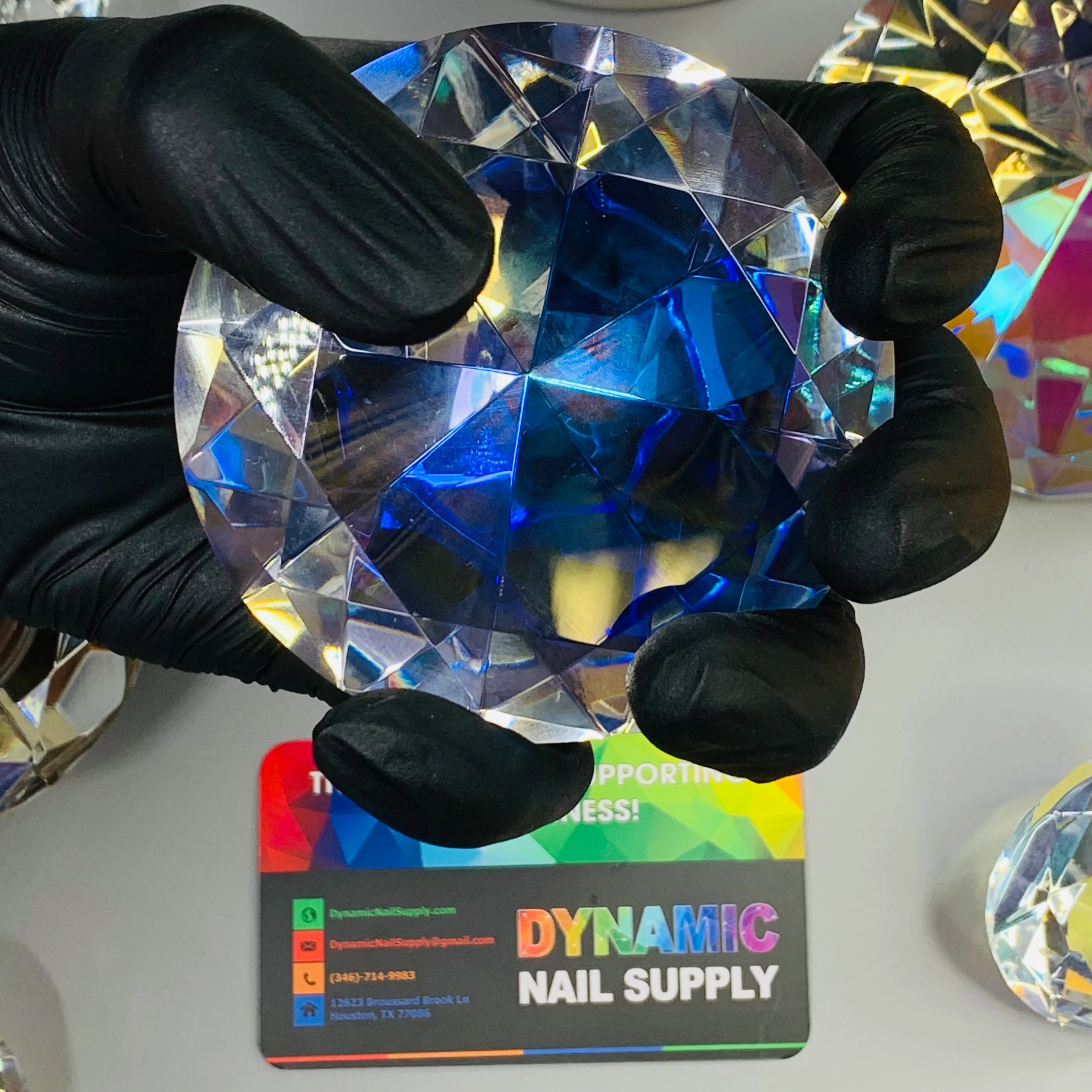 8cm (3.1") Display Diamond - K9 Crystal Diamond shape for Display and Decoration - Image 3