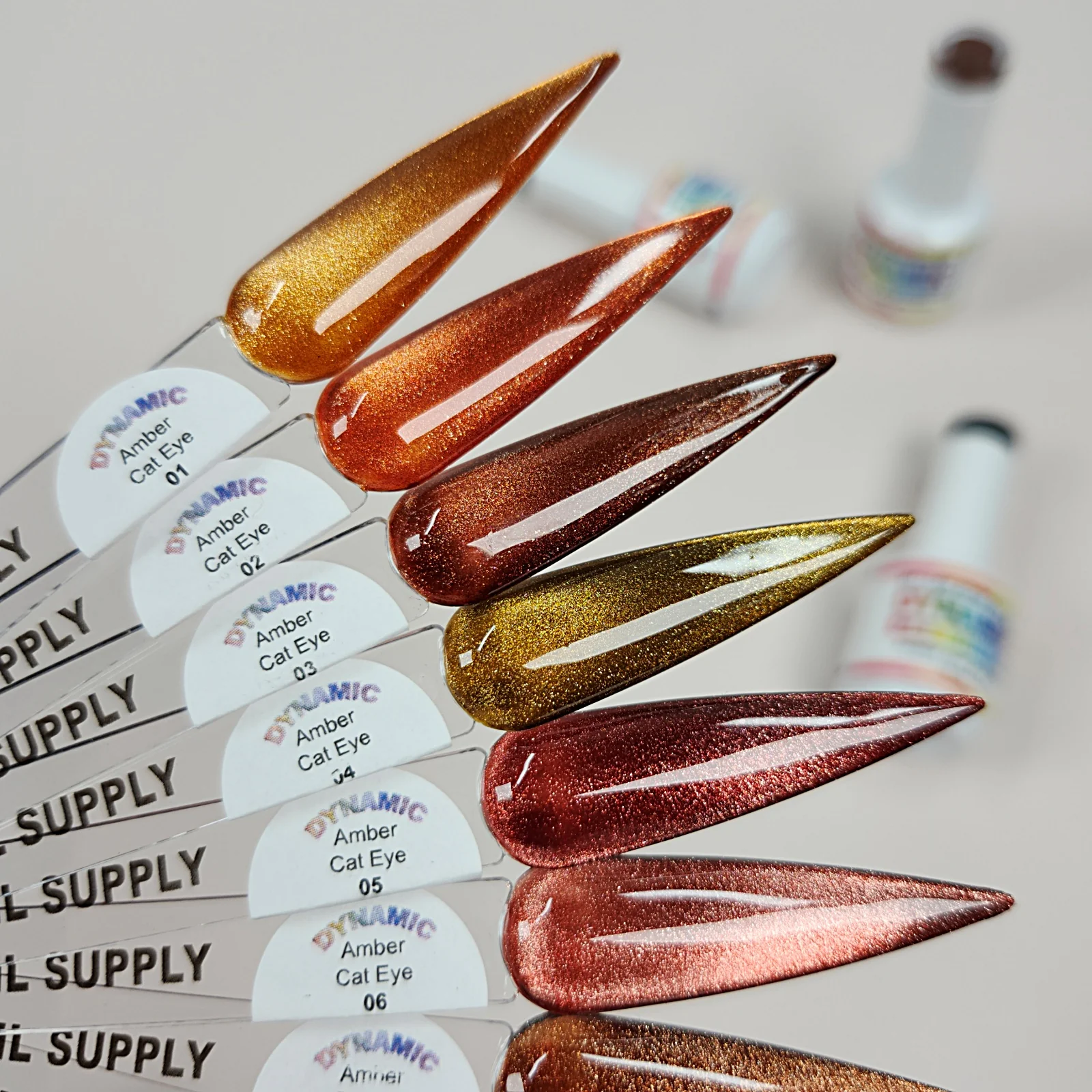 Amber Cat Eye (Magnet) Gel Polish Collection - Fall Colors Collection - Image 2