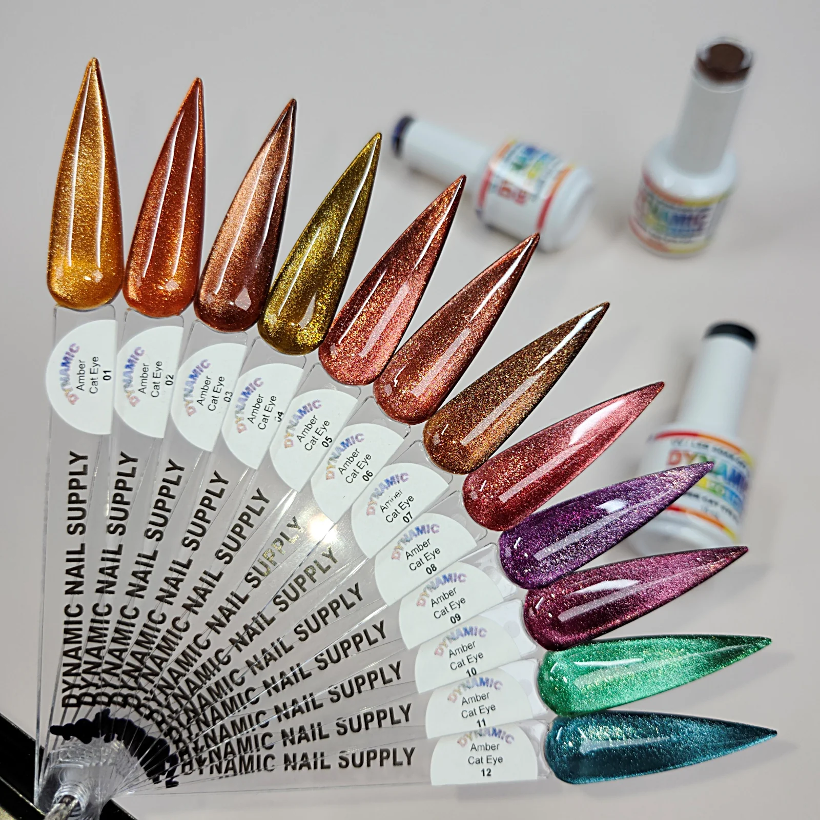 Amber Cat Eye (Magnet) Gel Polish Collection - Fall Colors Collection - Image 6