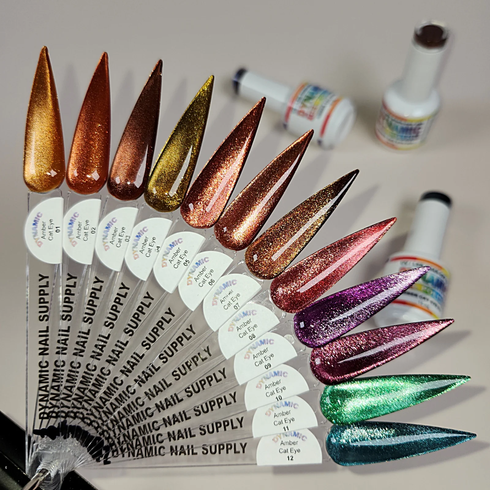 Amber Cat Eye (Magnet) Gel Polish Collection - Fall Colors Collection - Image 9
