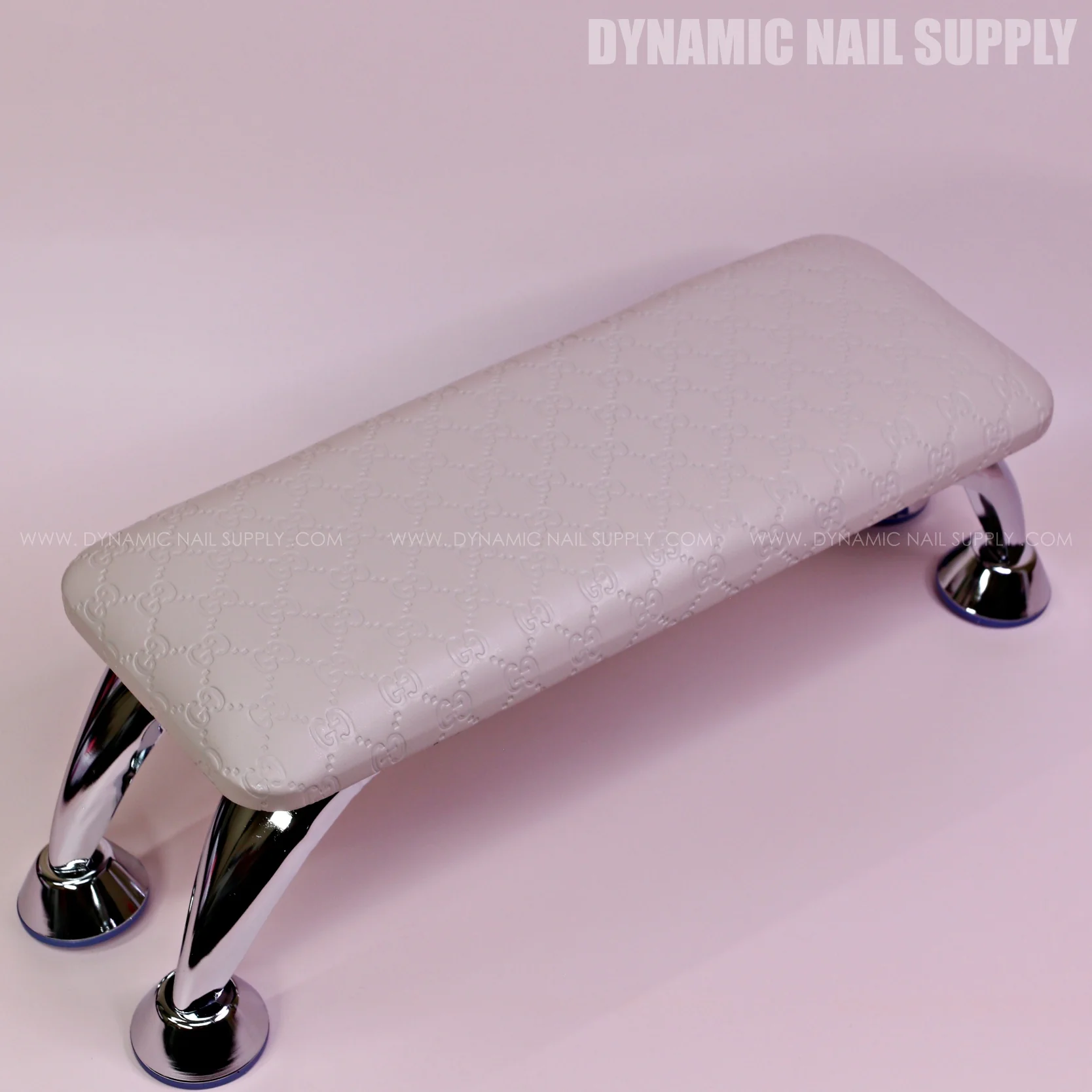 (Small Beige GCi Pattern) Armrest for Nails Studio Manicure and Pedicure Services (Reposabrazos Para Manicura) - Image 3