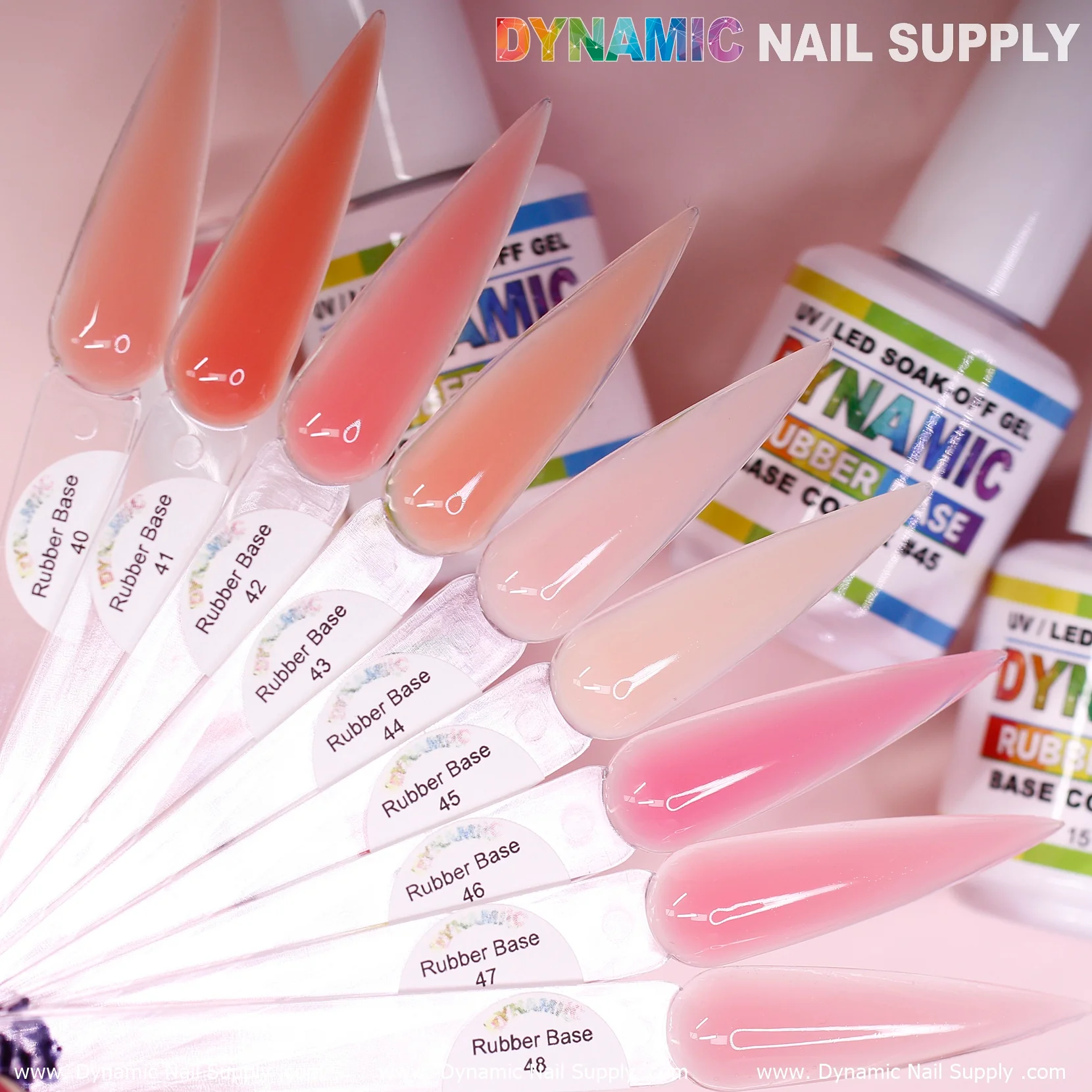 (BIAB) Rubber Base gel (Builder Gel in a Bottle) Number 40 to 48 collection - Image 3
