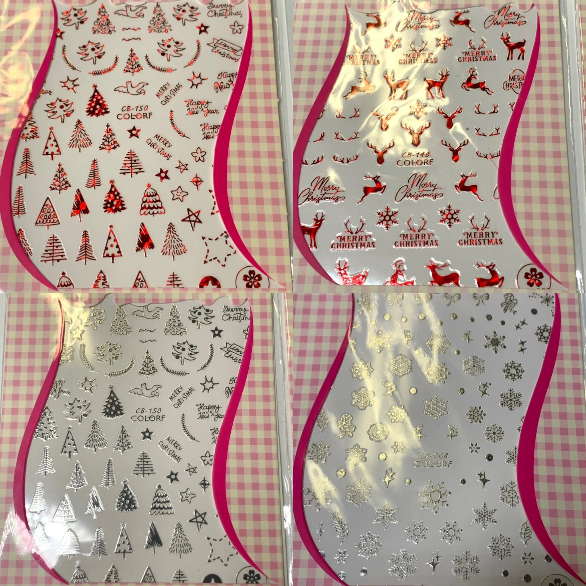Bundle of 20pcs Christmas Nail Stickers for $30 - Image 2
