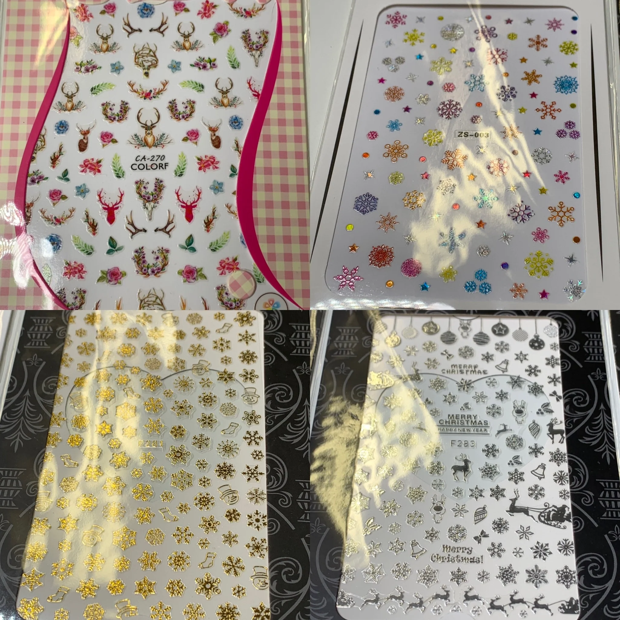 Bundle of 20pcs Christmas Nail Stickers for $30 - Image 3