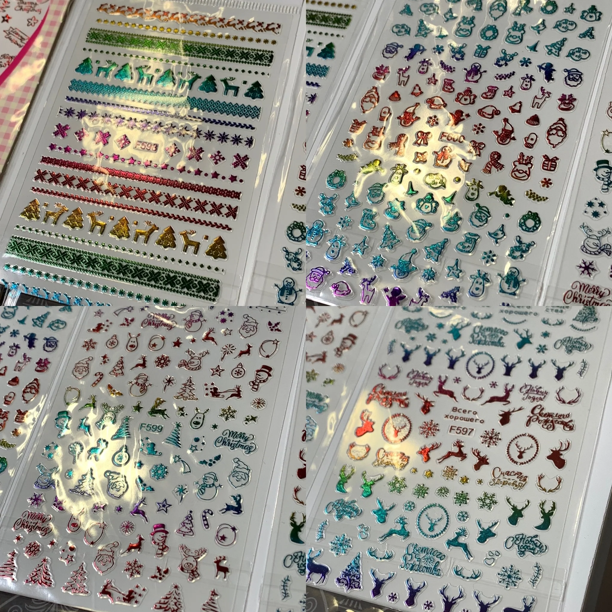Bundle of 20pcs Christmas Nail Stickers for $30 - Image 4