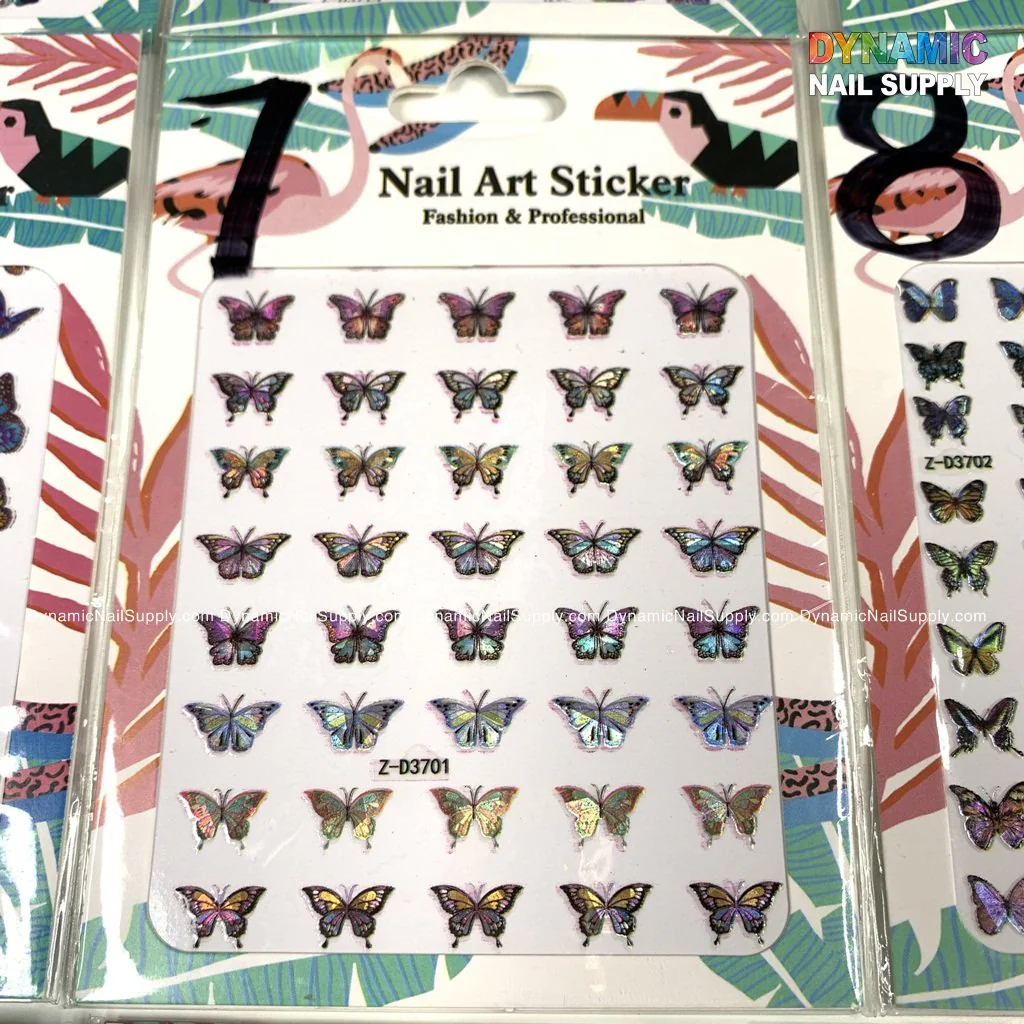 Butterfly stickers for nails art design - Image 8