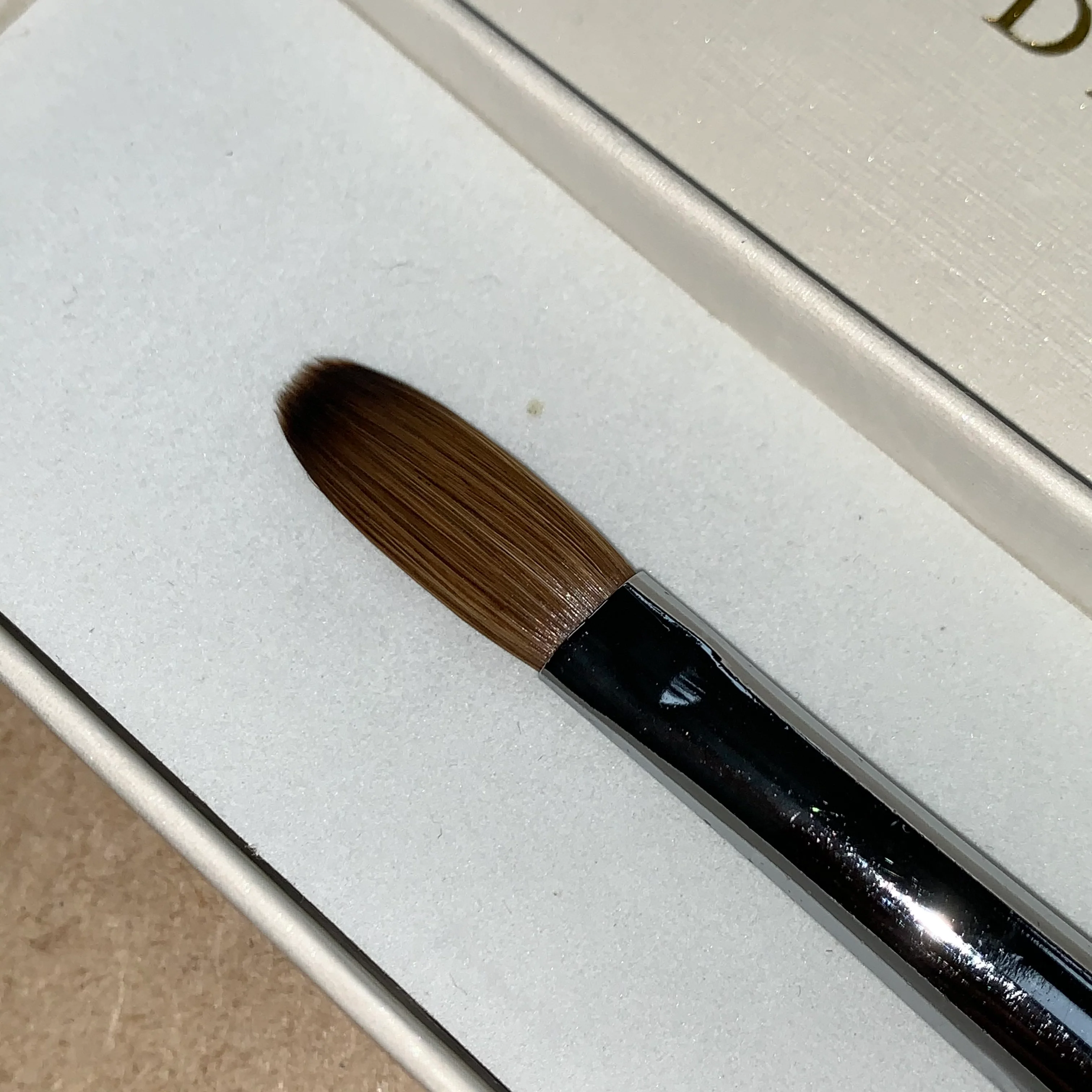 [Crimped] Dynamic Kolinsky Brush - 100% Pure Kolinsky Hair Brush for Acrylic Nail - Image 4