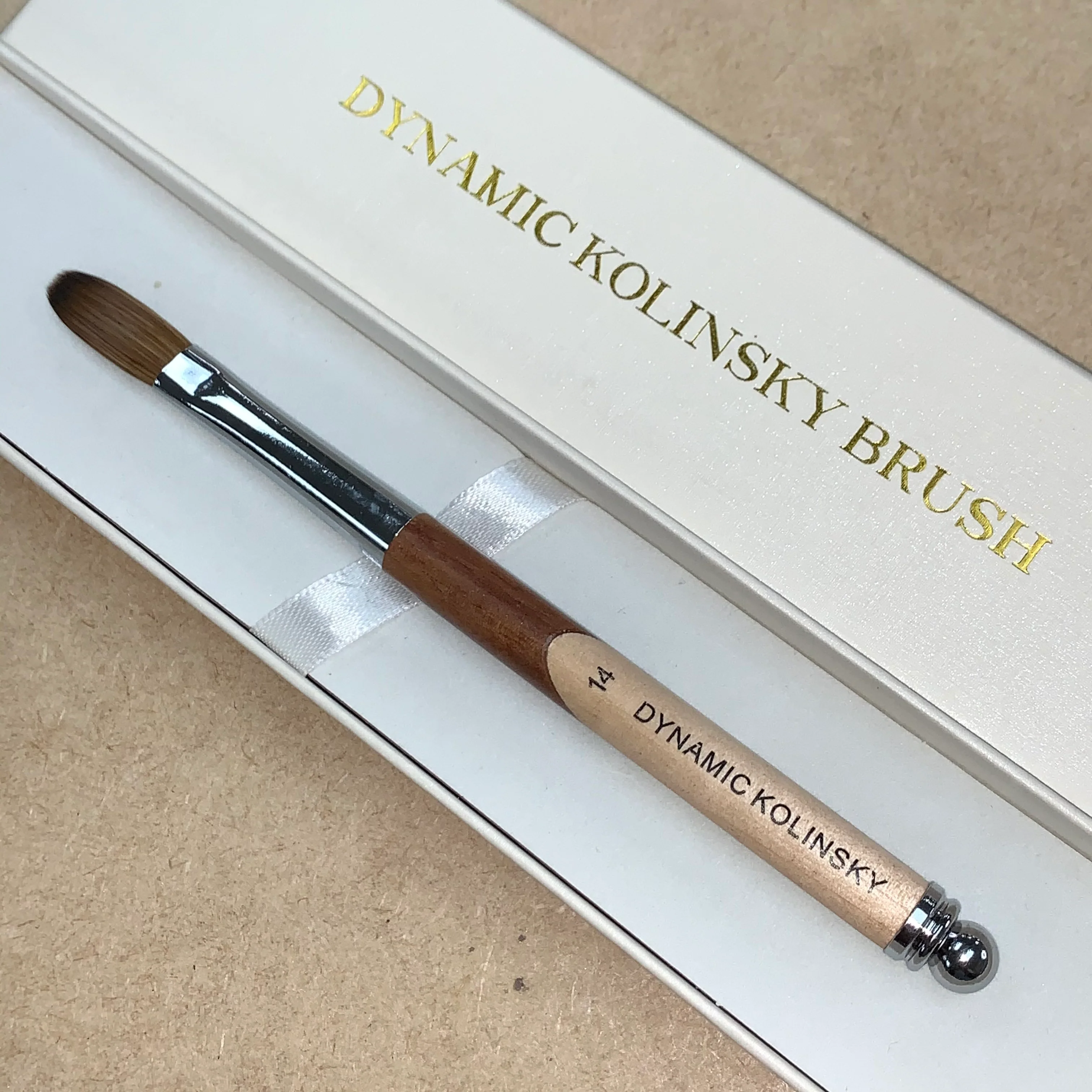 [Crimped] Dynamic Kolinsky Brush - 100% Pure Kolinsky Hair Brush for Acrylic Nail - Image 6