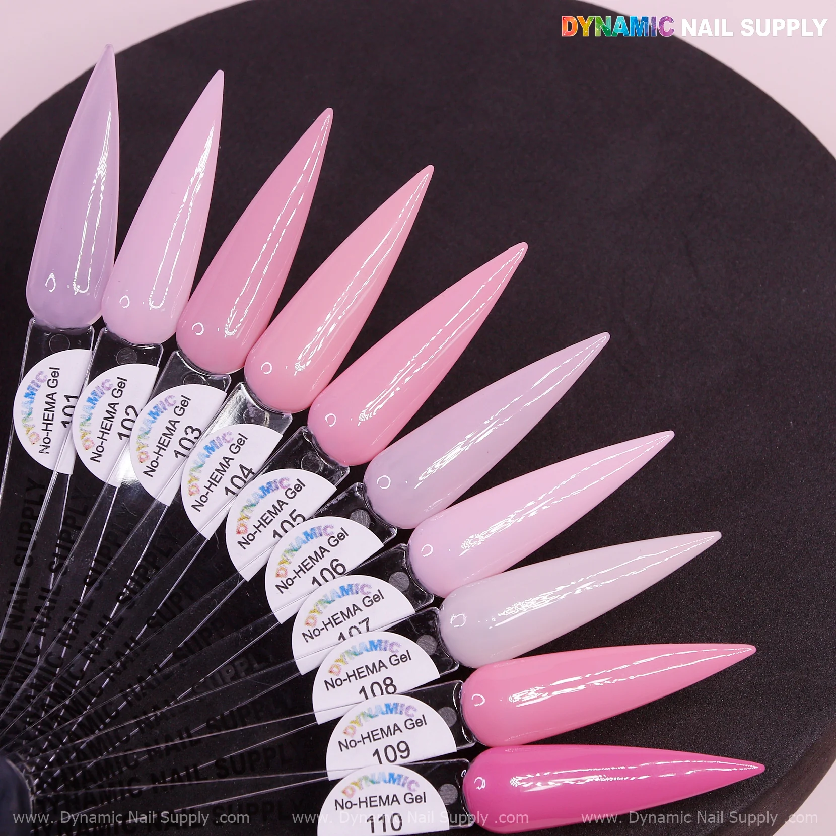 Dynamic No-HEMA Gel Polish - Color 101 to 110 - Image 7