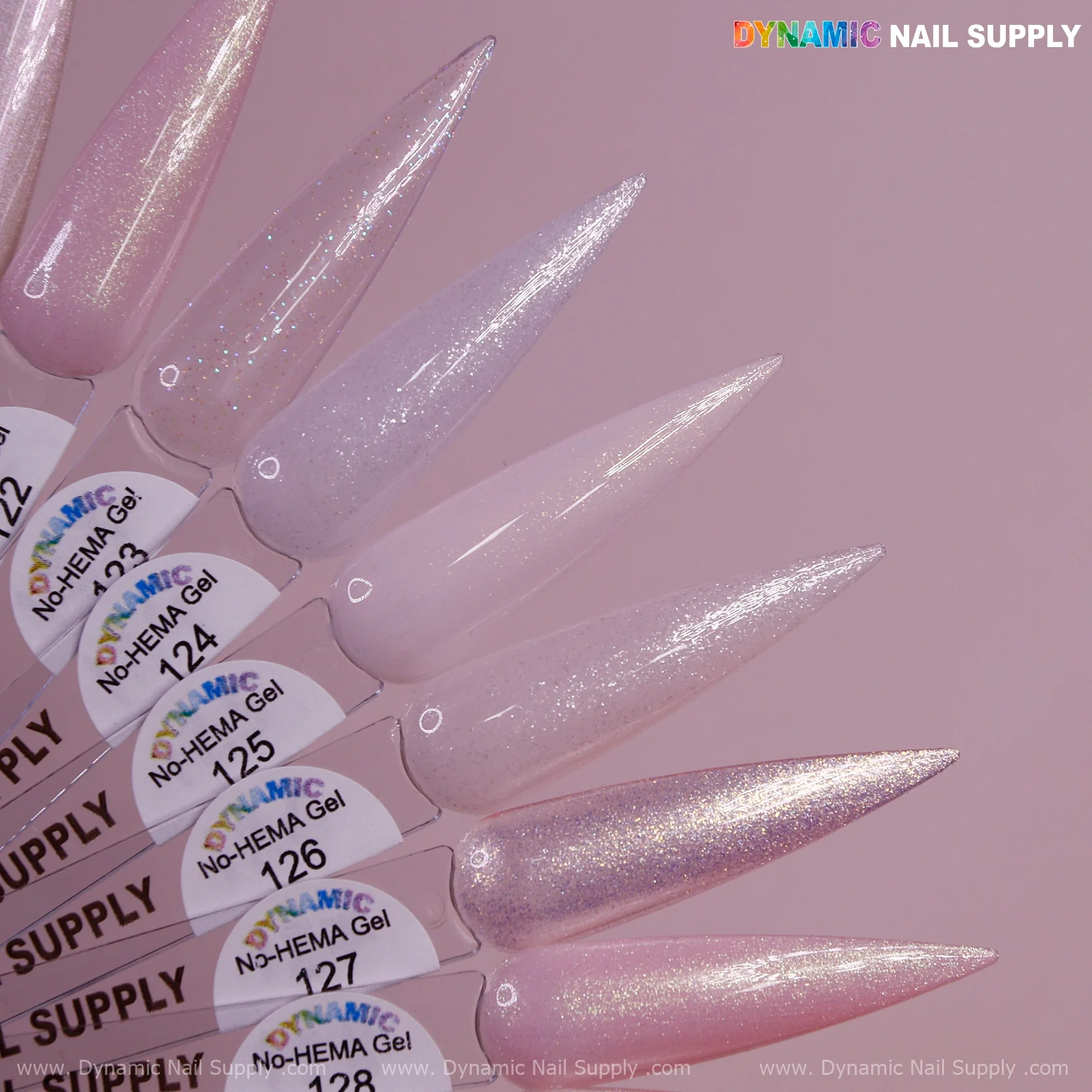 Dynamic No-HEMA Gel Polish - Color 121 to 130 - Image 5