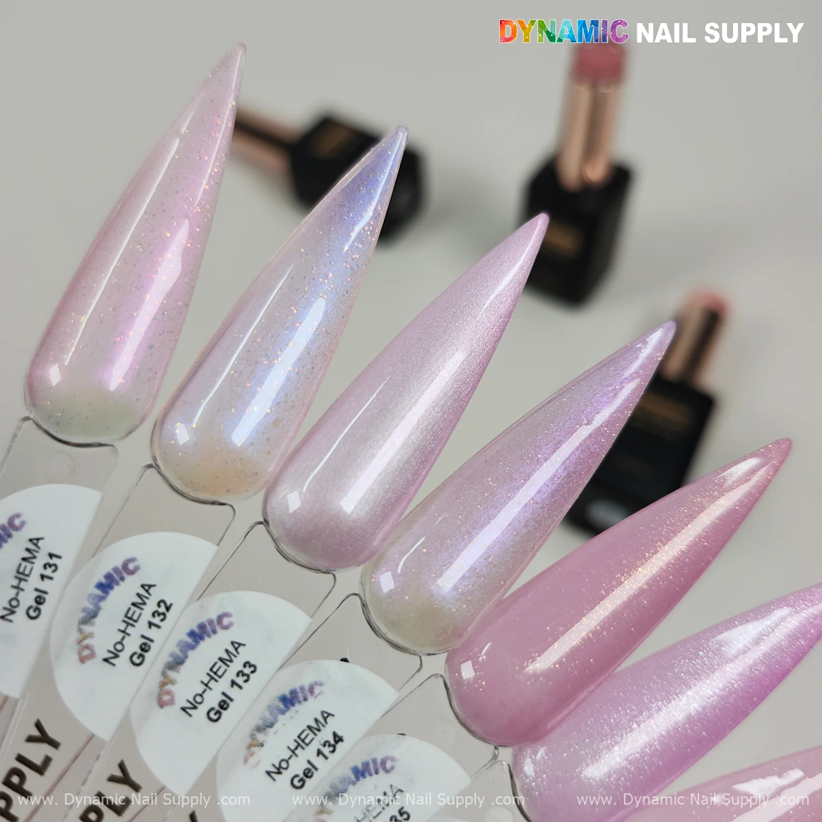 Dynamic No-HEMA Gel Polish - Color 131 to 140 - Image 2