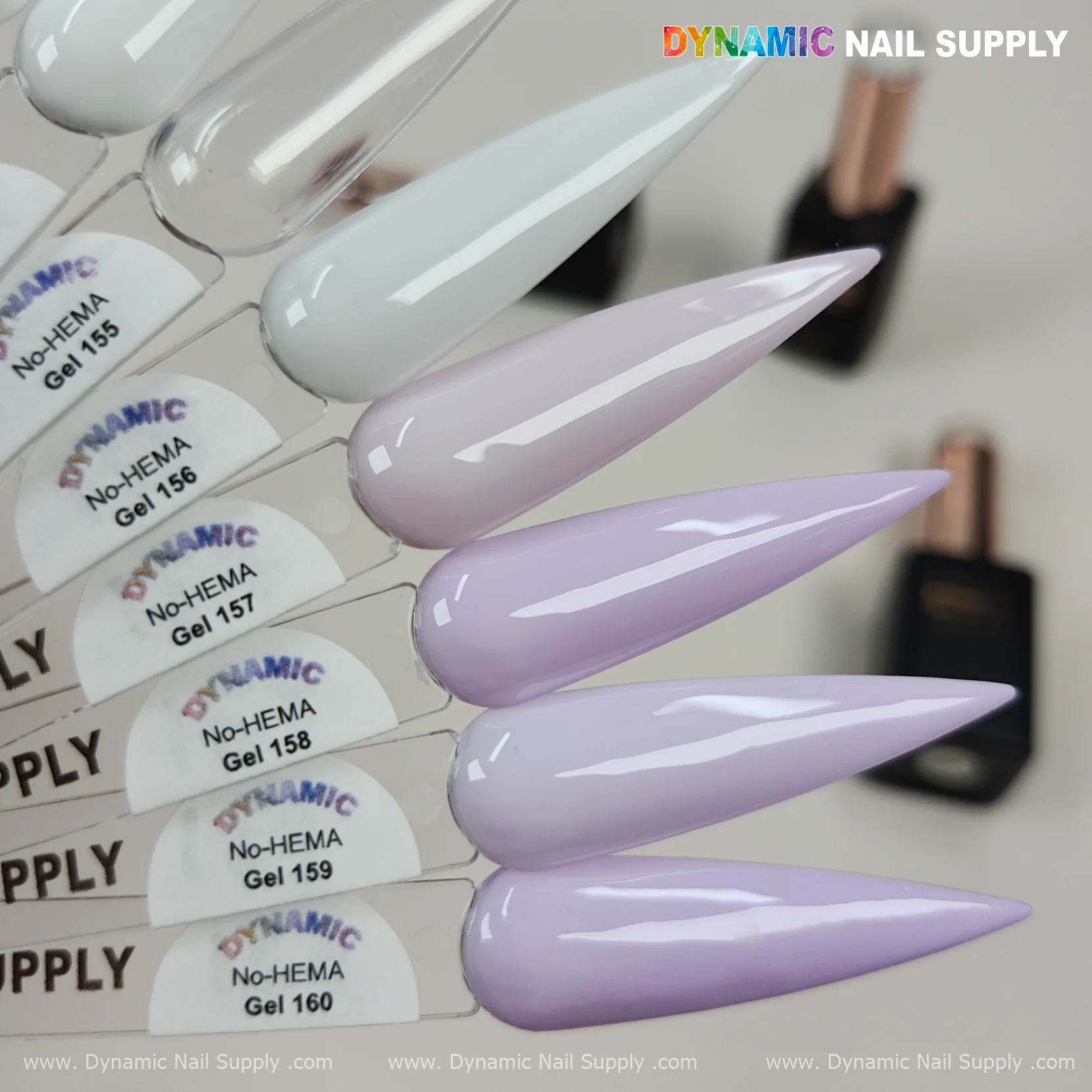 Dynamic No-HEMA Gel Polish - Color 151 to 160 - Image 3