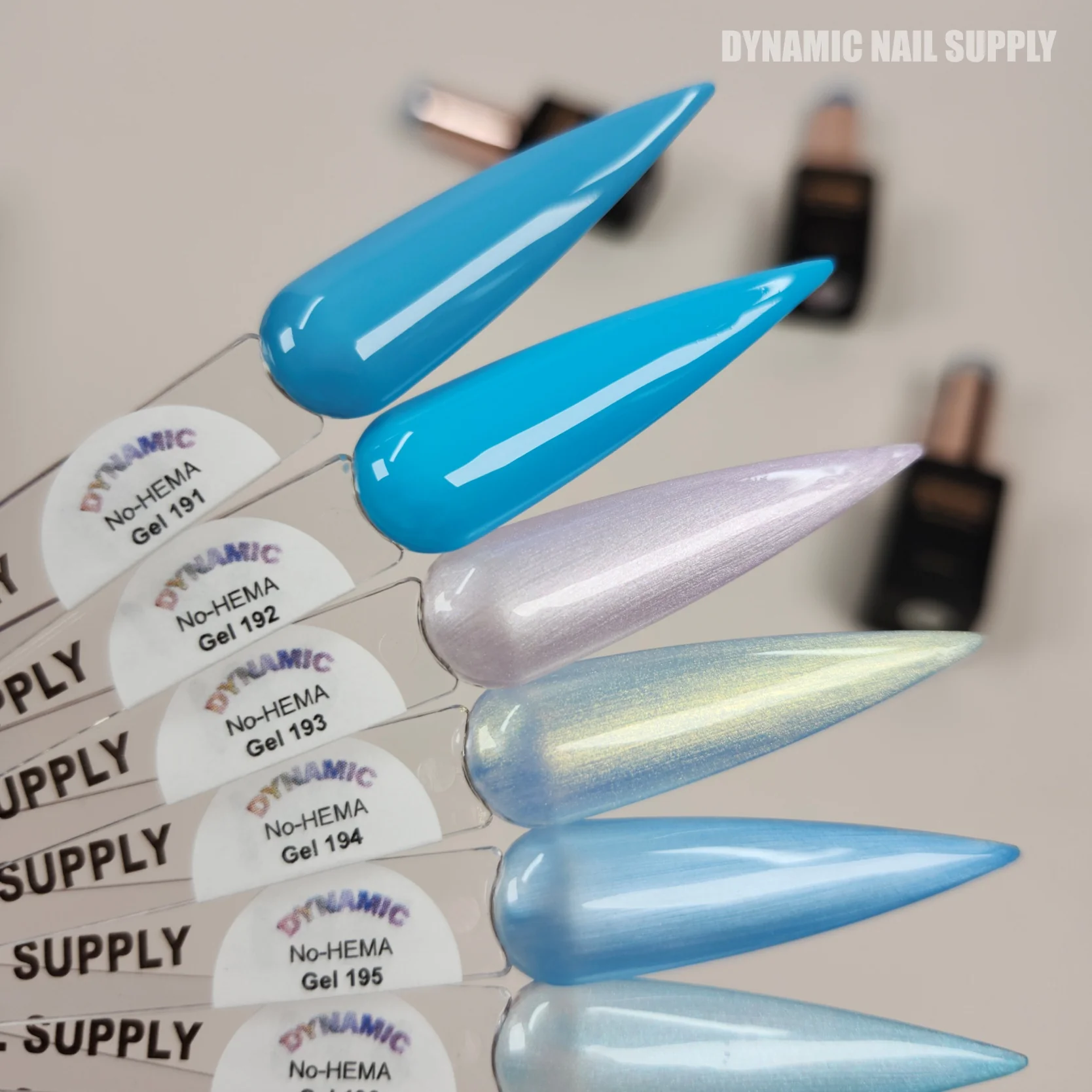 Dynamic No-HEMA Gel Polish - Color 191 to 200 - Image 2