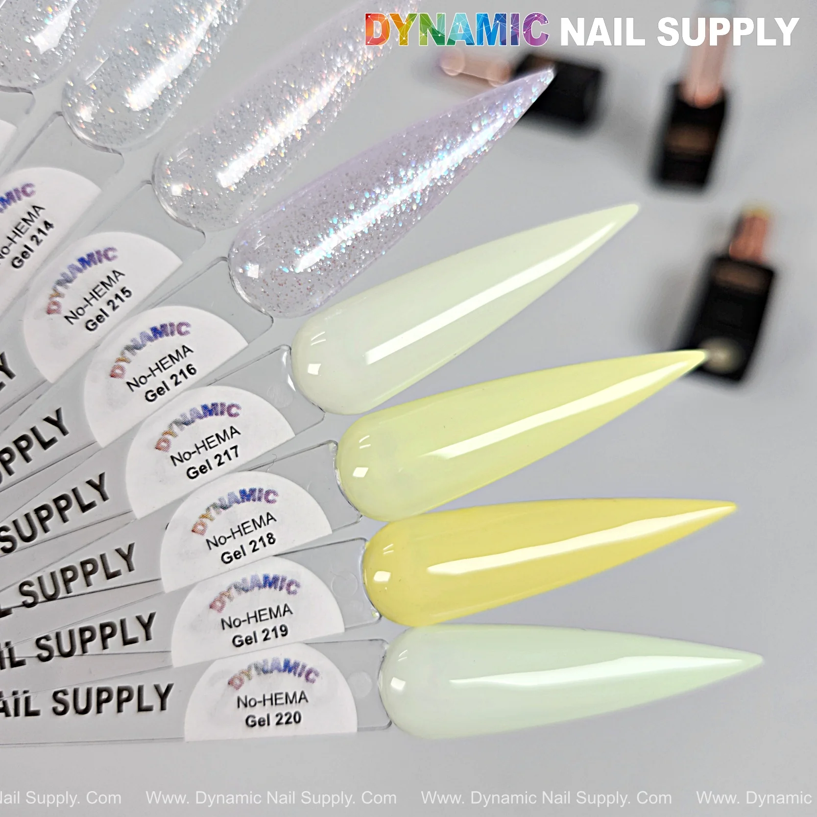 Dynamic No-HEMA Gel Polish - Color 211 to 220 - Image 2