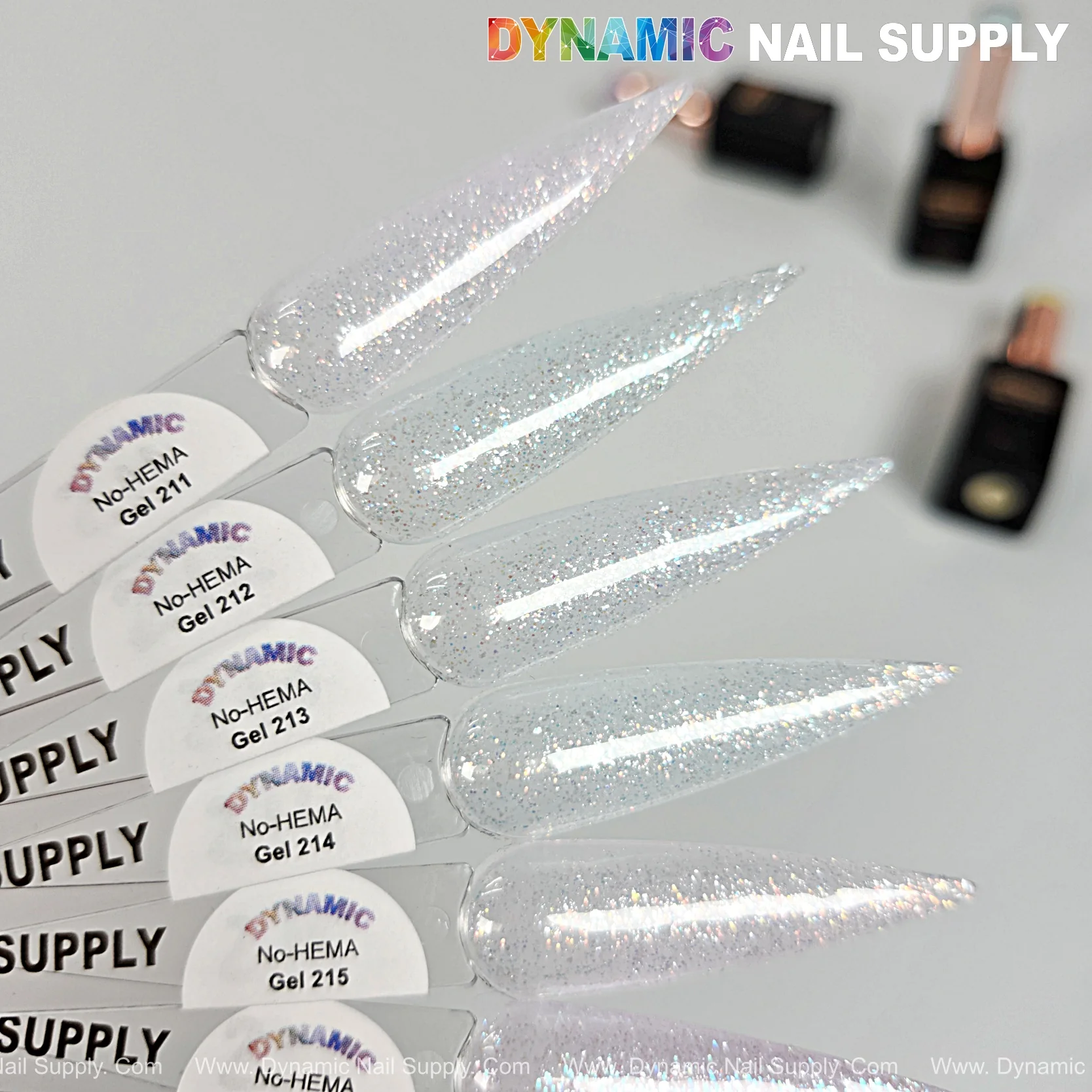 Dynamic No-HEMA Gel Polish - Color 211 to 220 - Image 3