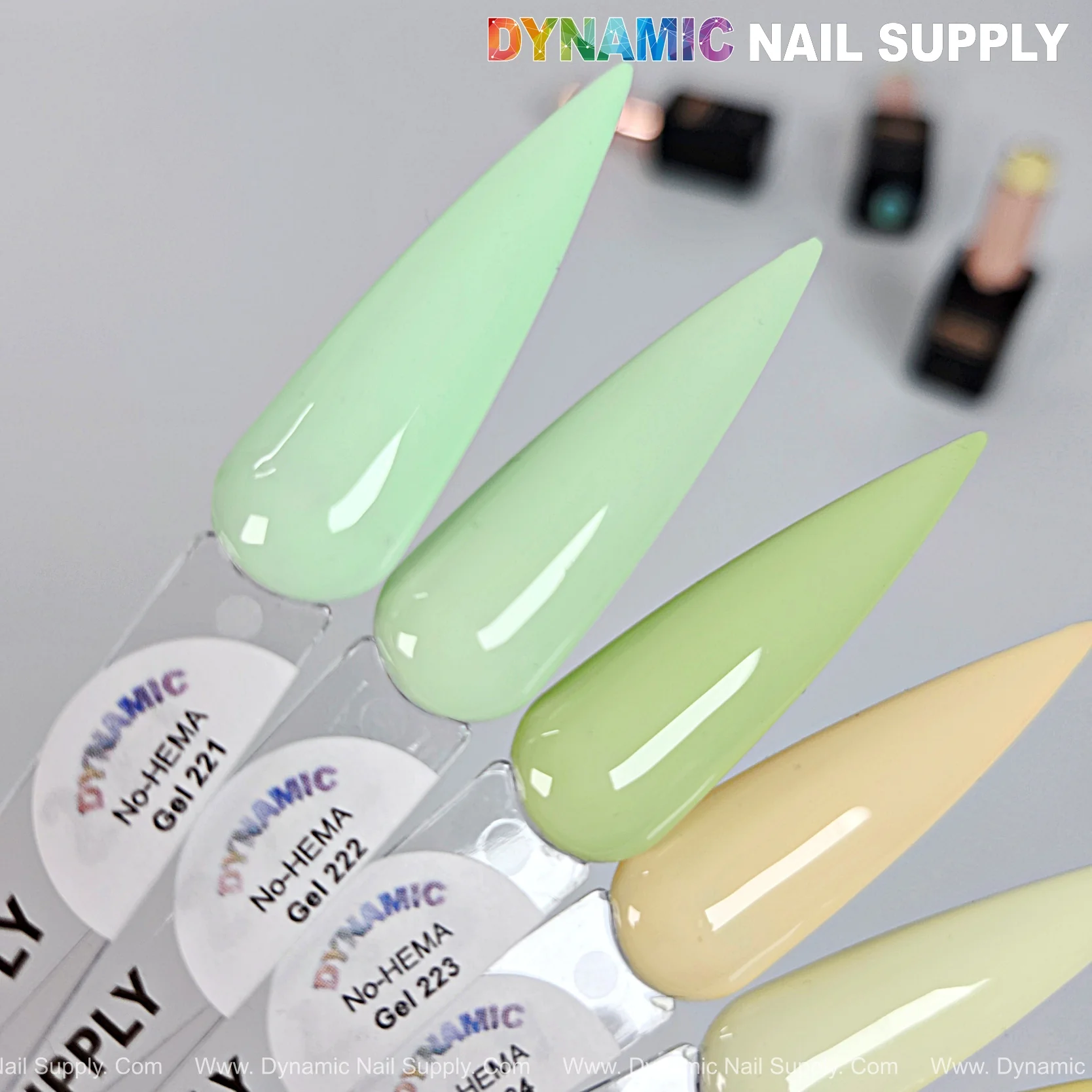Dynamic No-HEMA Gel Polish - Color 221 to 230 - Image 6