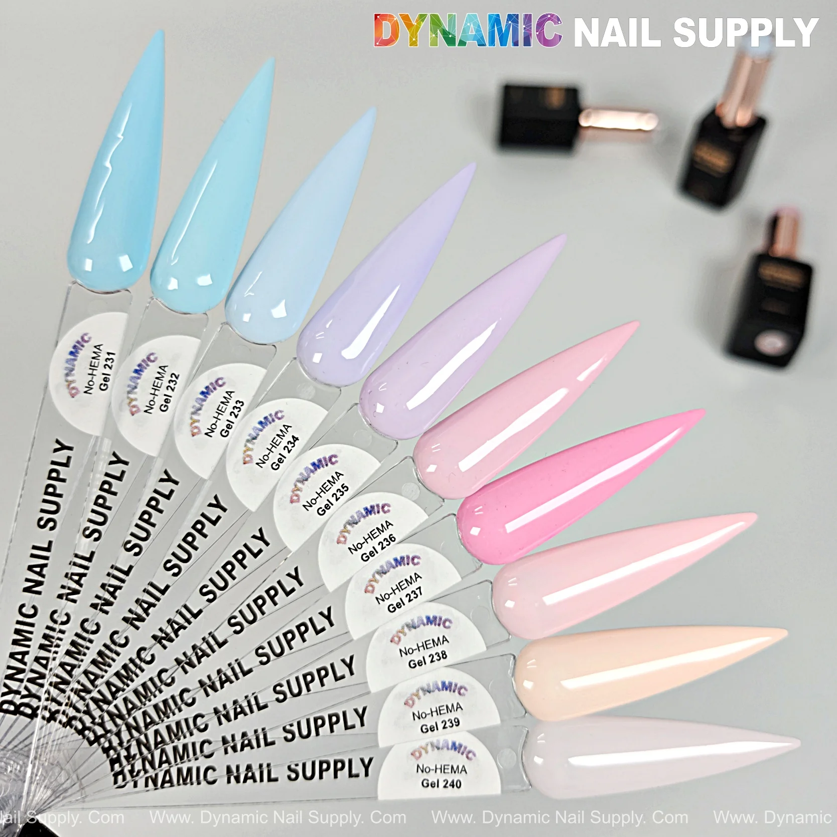 Dynamic No-HEMA Gel Polish - Color 231 to 240