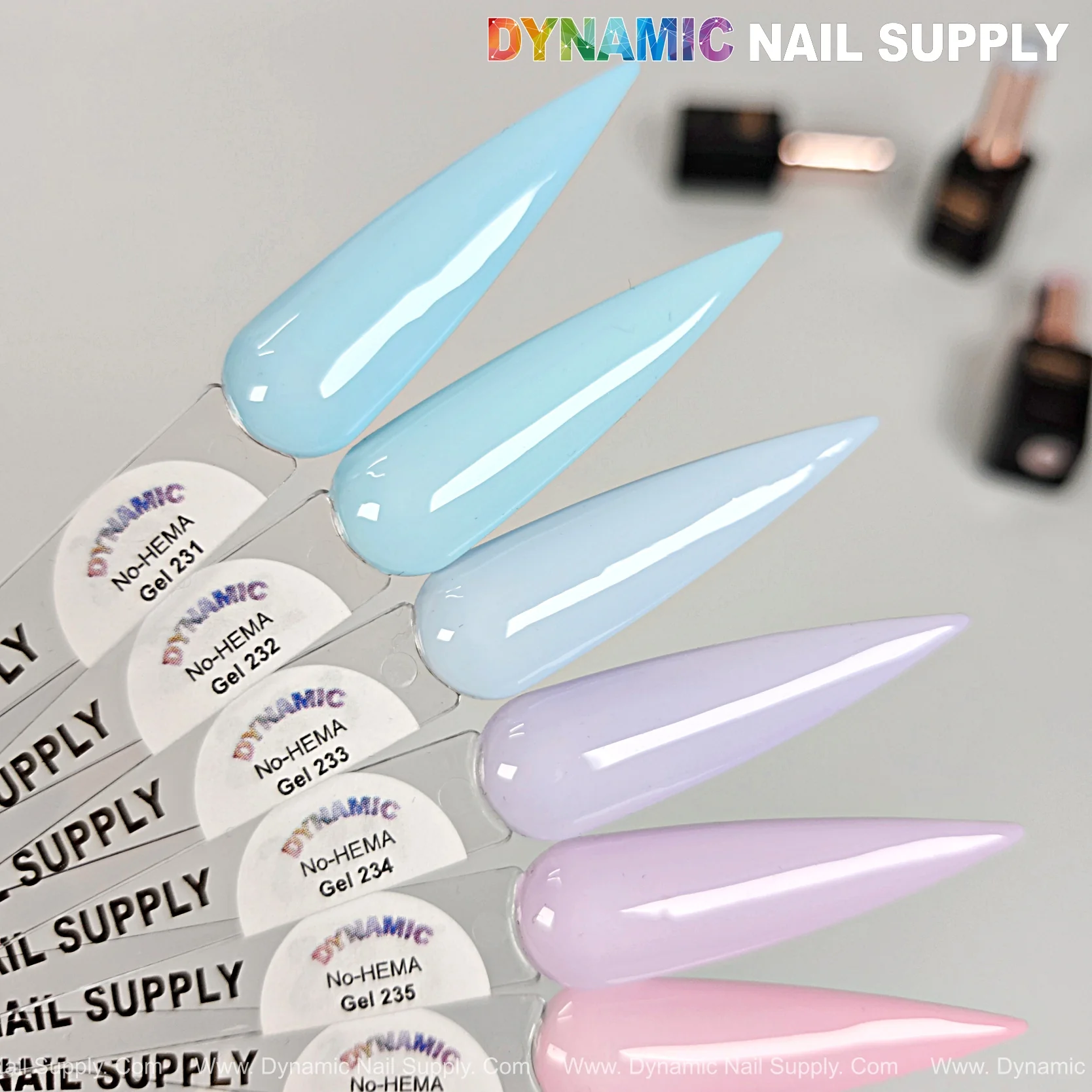 Dynamic No-HEMA Gel Polish - Color 231 to 240 - Image 2
