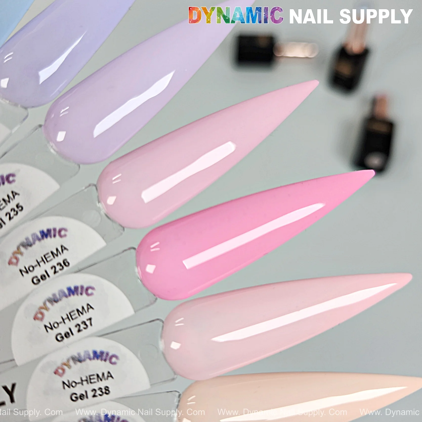 Dynamic No-HEMA Gel Polish - Color 231 to 240 - Image 4