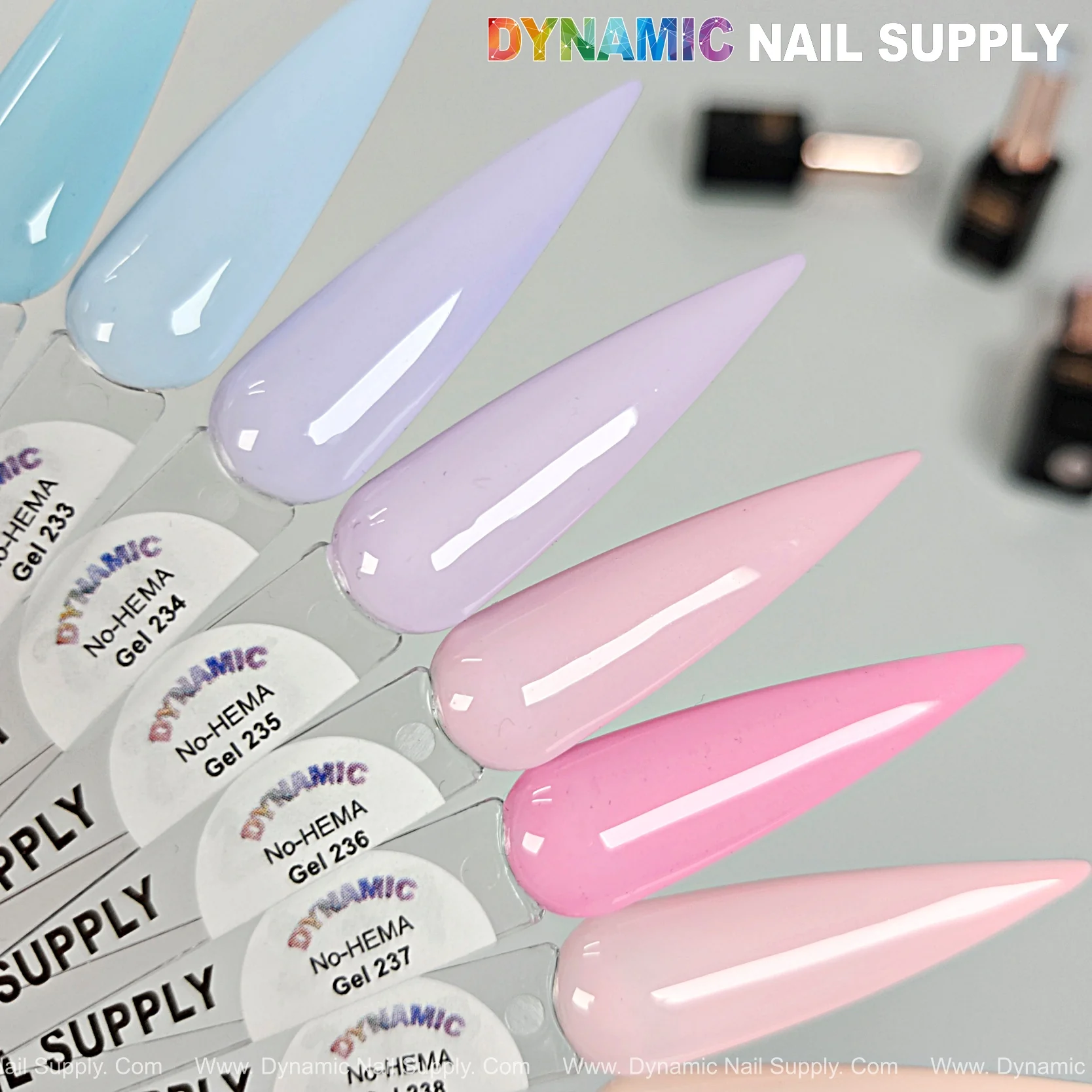 Dynamic No-HEMA Gel Polish - Color 231 to 240 - Image 5